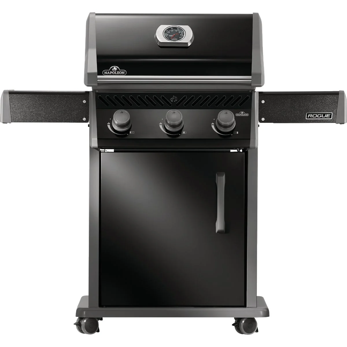 Genuine Napoleon Rogue 425 3-Burner with Stainless Steel Grids Natural Gas Grill Black Innovative