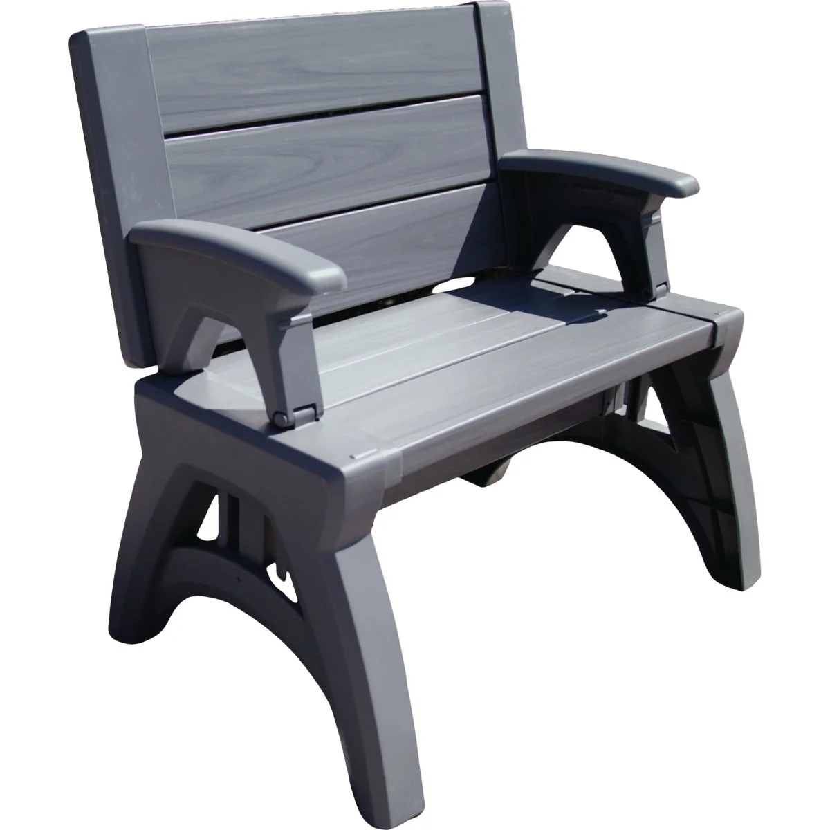 Top-Quality Convert A Chair Platinum Gray Foldable Chair Sophisticated