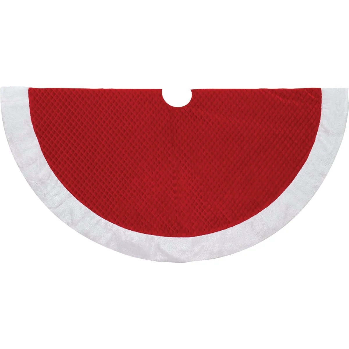 Crafted Kurt Adlder 50 In. Fur Border Tree Skirt Responsible
