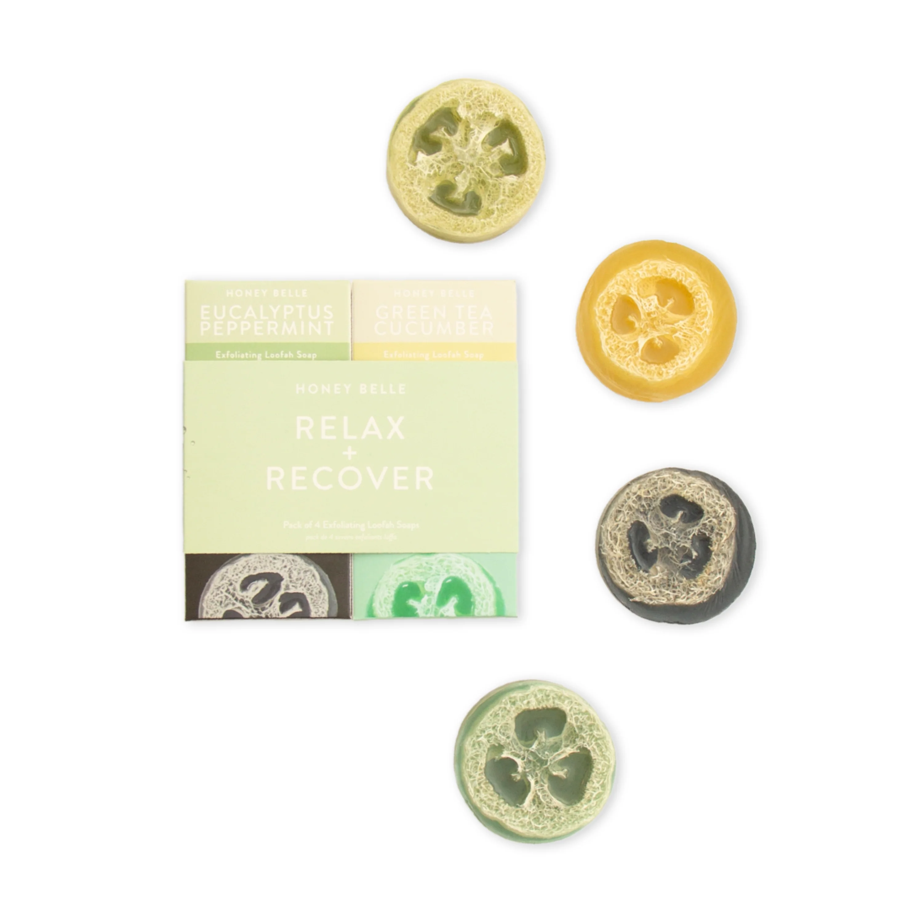 First-Class Honey Belle Exfoliating Loofah Soap Gift Set Specialty
