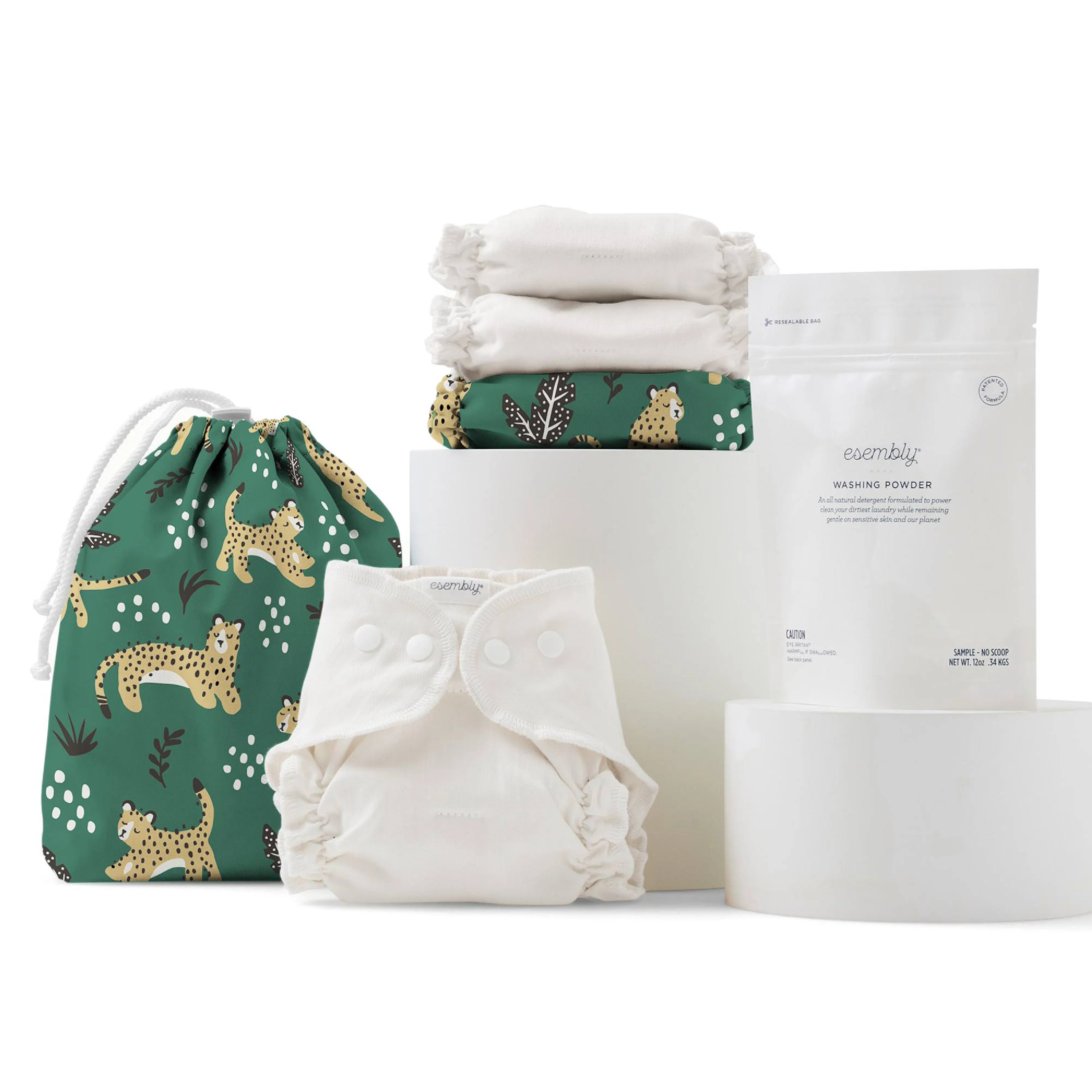 Healthy Esembly Baby Cloth Diaper Try-It Kit Size 1 Unique