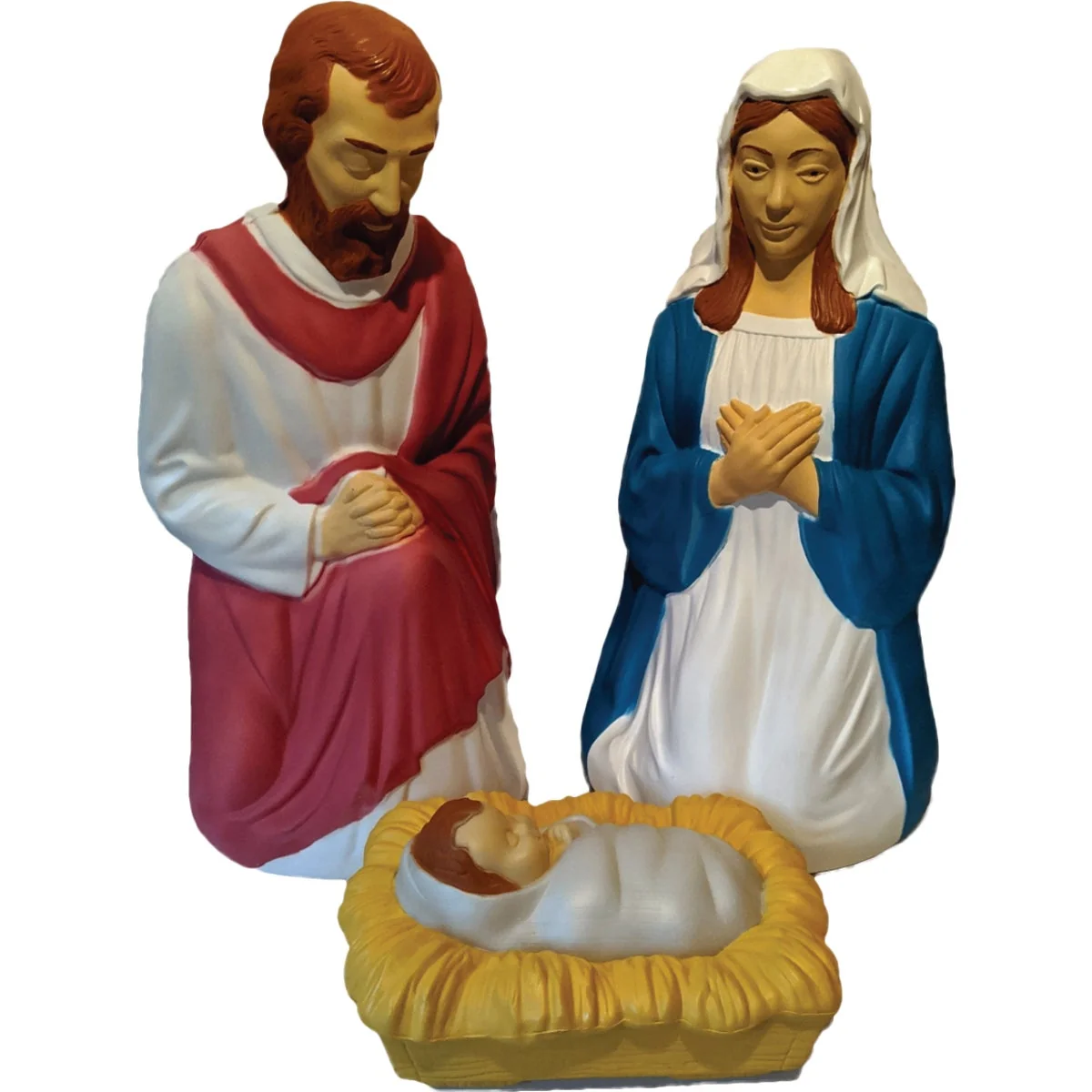 Reliable Union Products LEDBlow Mold Nativity Set 3-Piece Premium Material