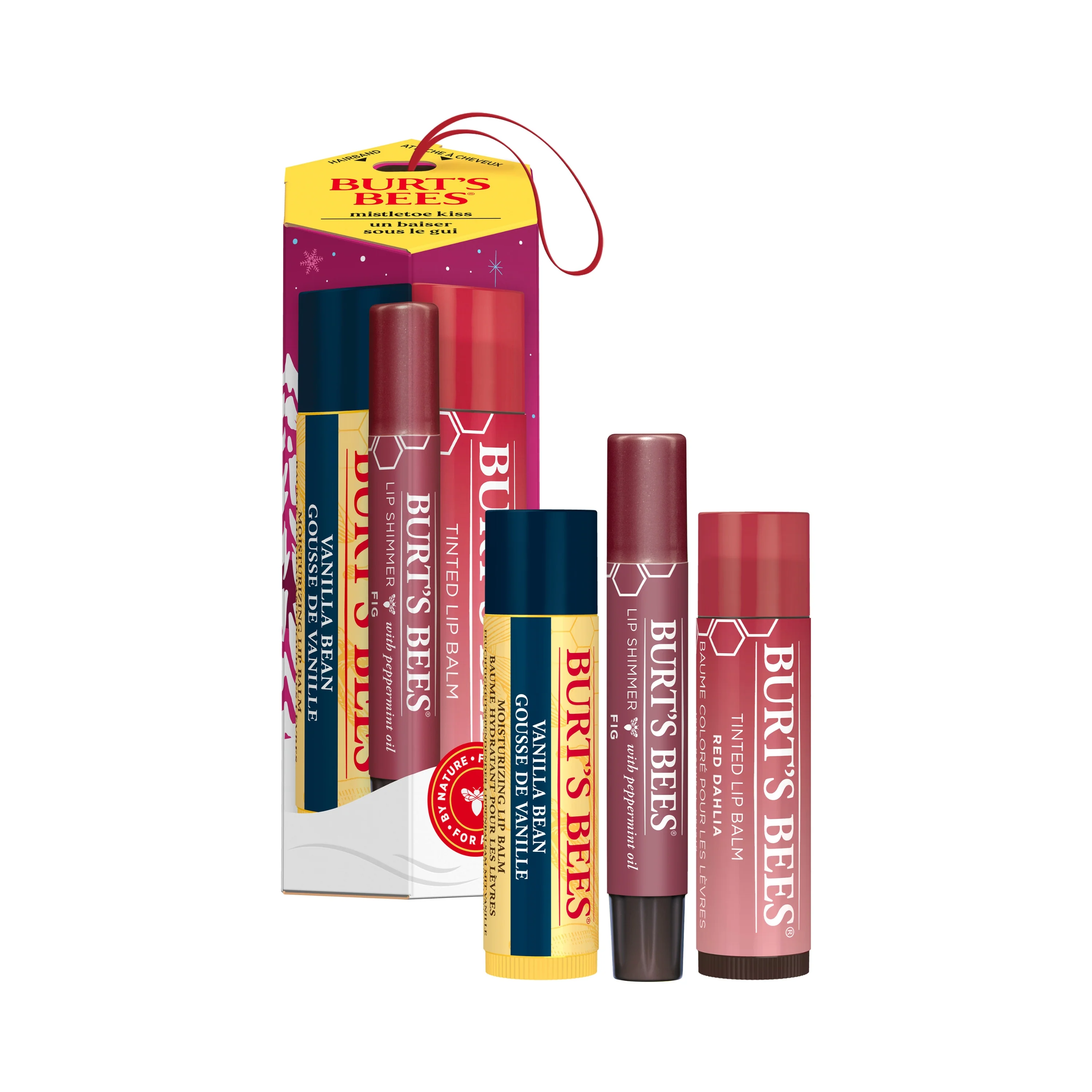Lightweight Burt's Bees Mistletoe Kiss Gift Verified