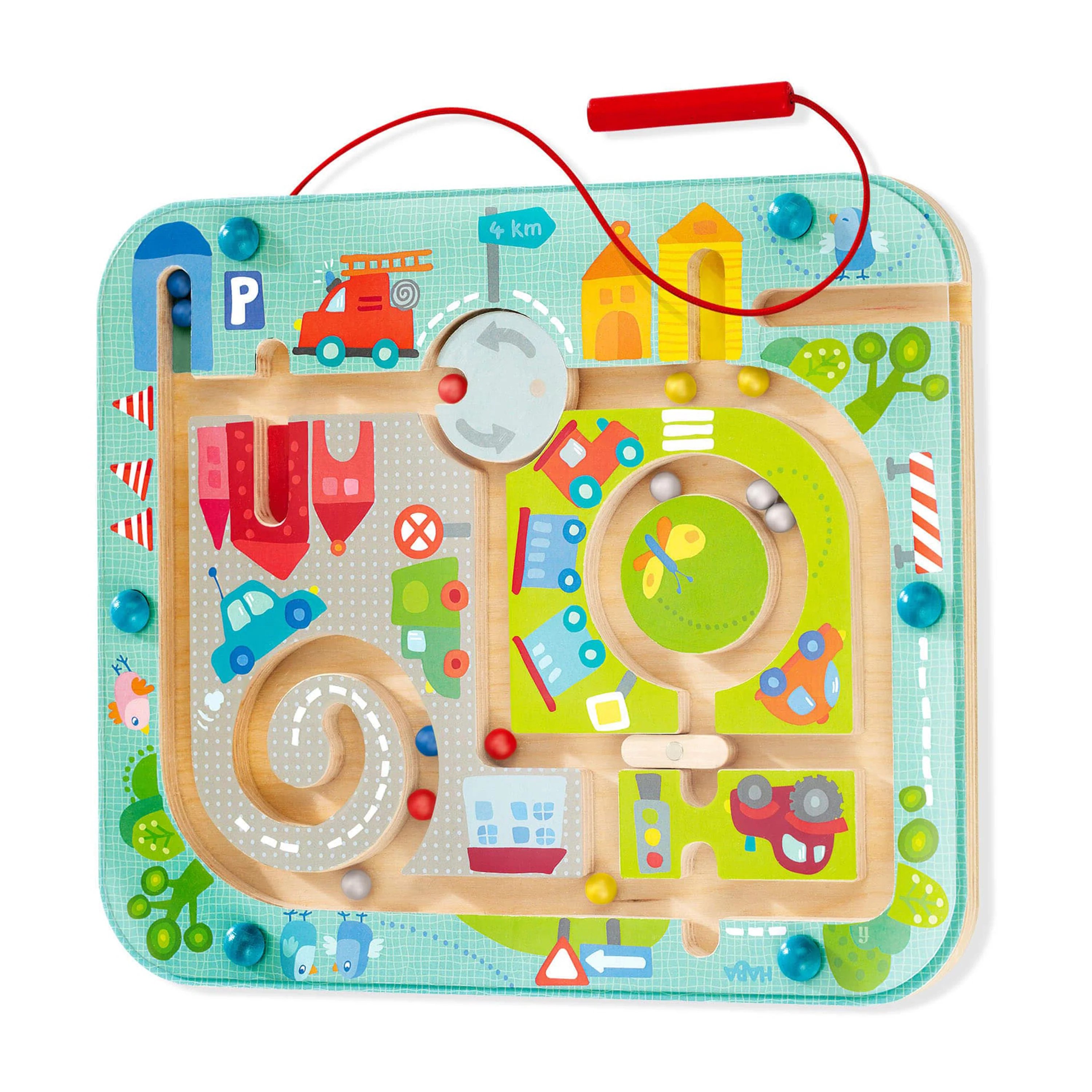 Stylish HABA Town Maze Magnetic Puzzle Game High-End