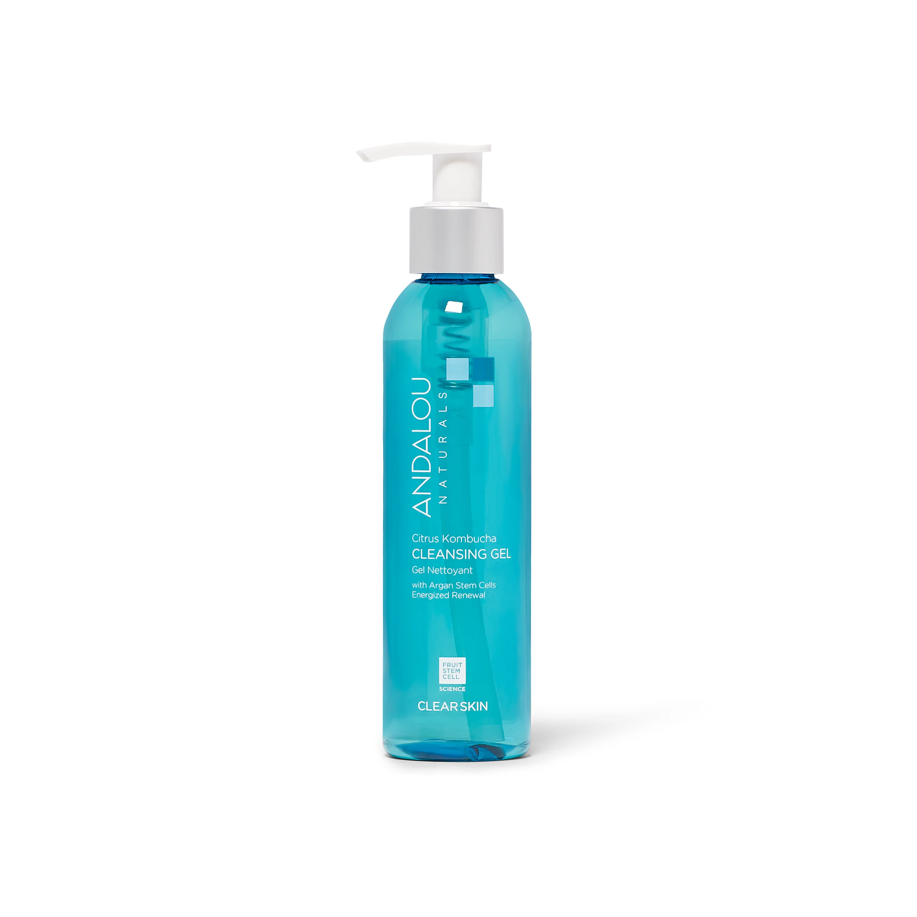 Recyclable Andalou Naturals Clear Skin Citrus Kombucha Cleansing Gel Exceptional