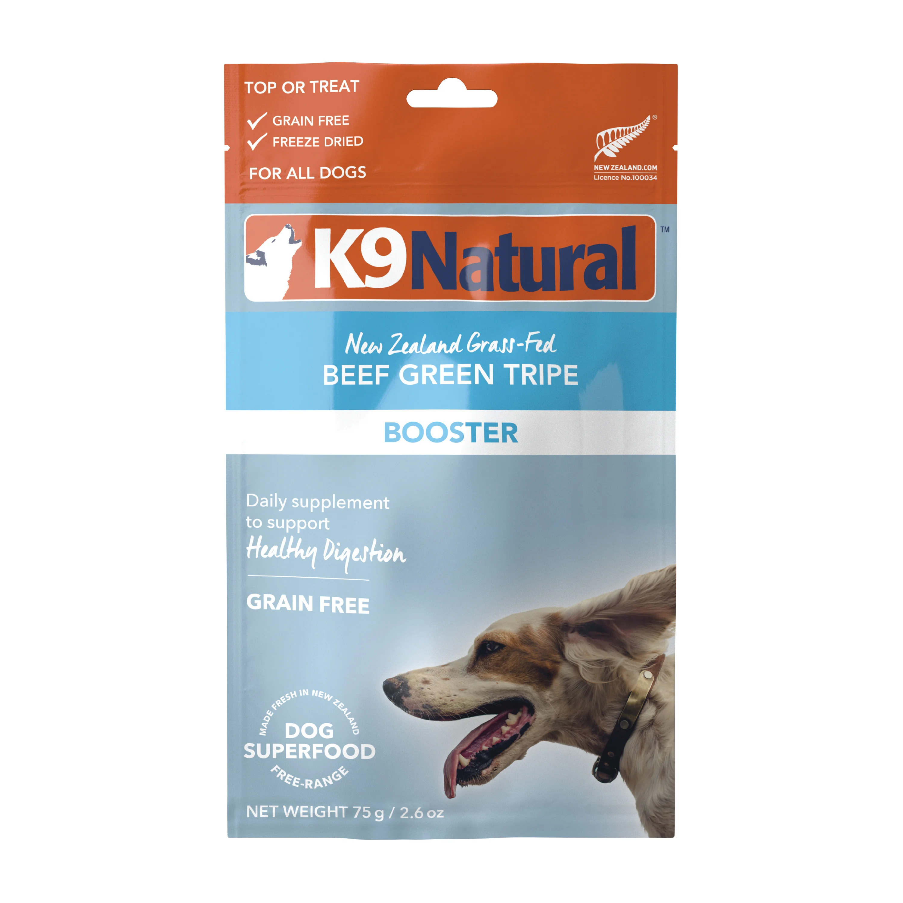 Selected K9 Feline Natural Dog Food Booster - Beef Green Tripe ze-Dried Innovative
