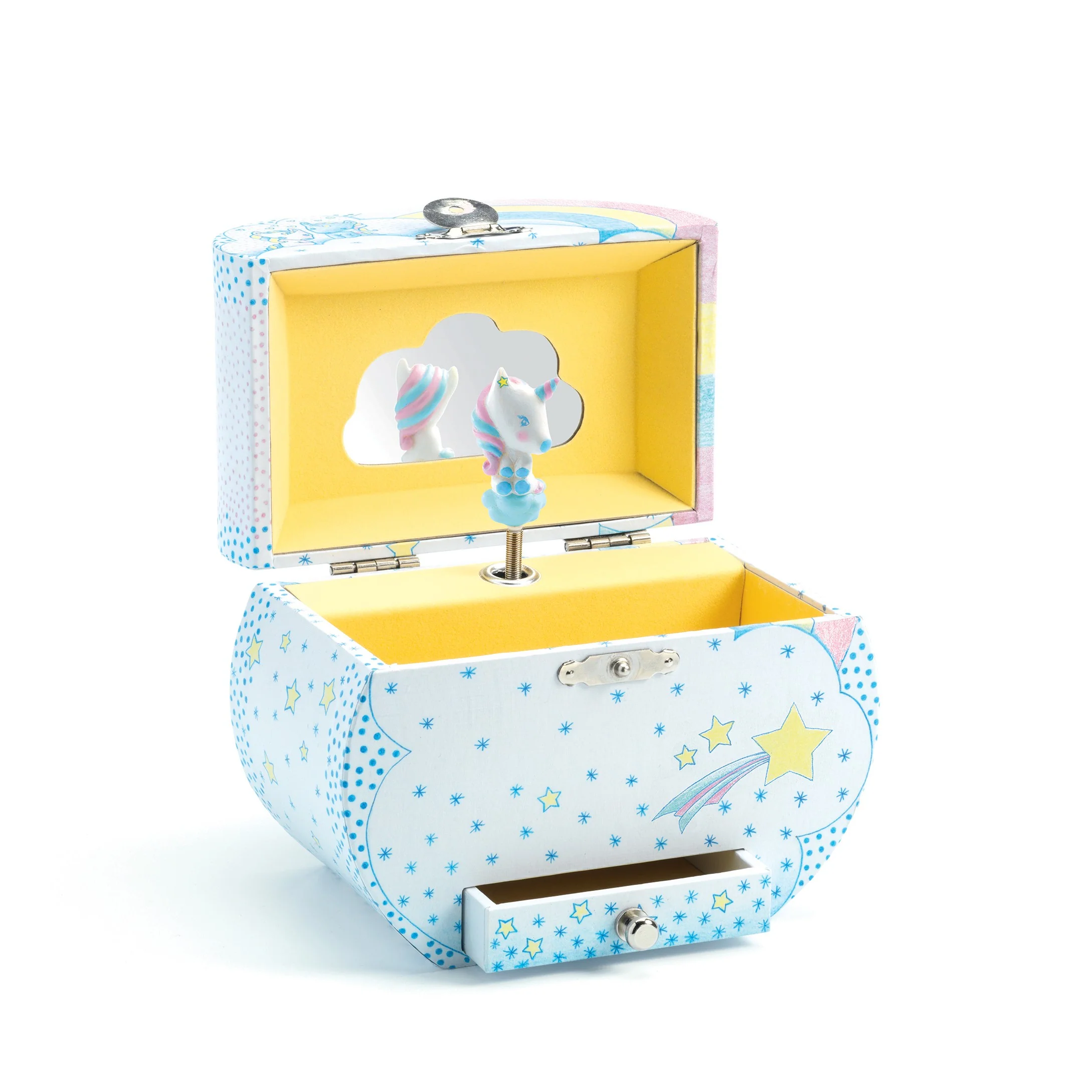 Advanced DJECO Unicorn Dreams Musical Treasure Box Fine Crafted