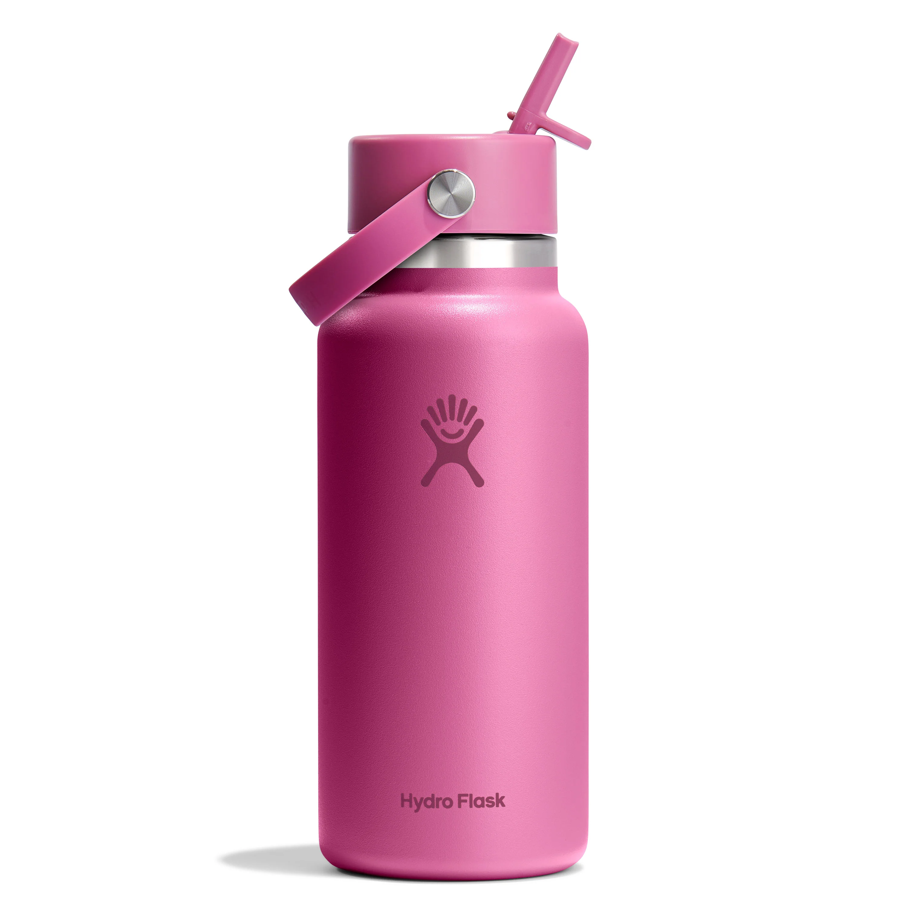 Long-Lasting Hydro Flask Wide Mouth Bottle with Flex Straw Cap 32 oz High-Grade