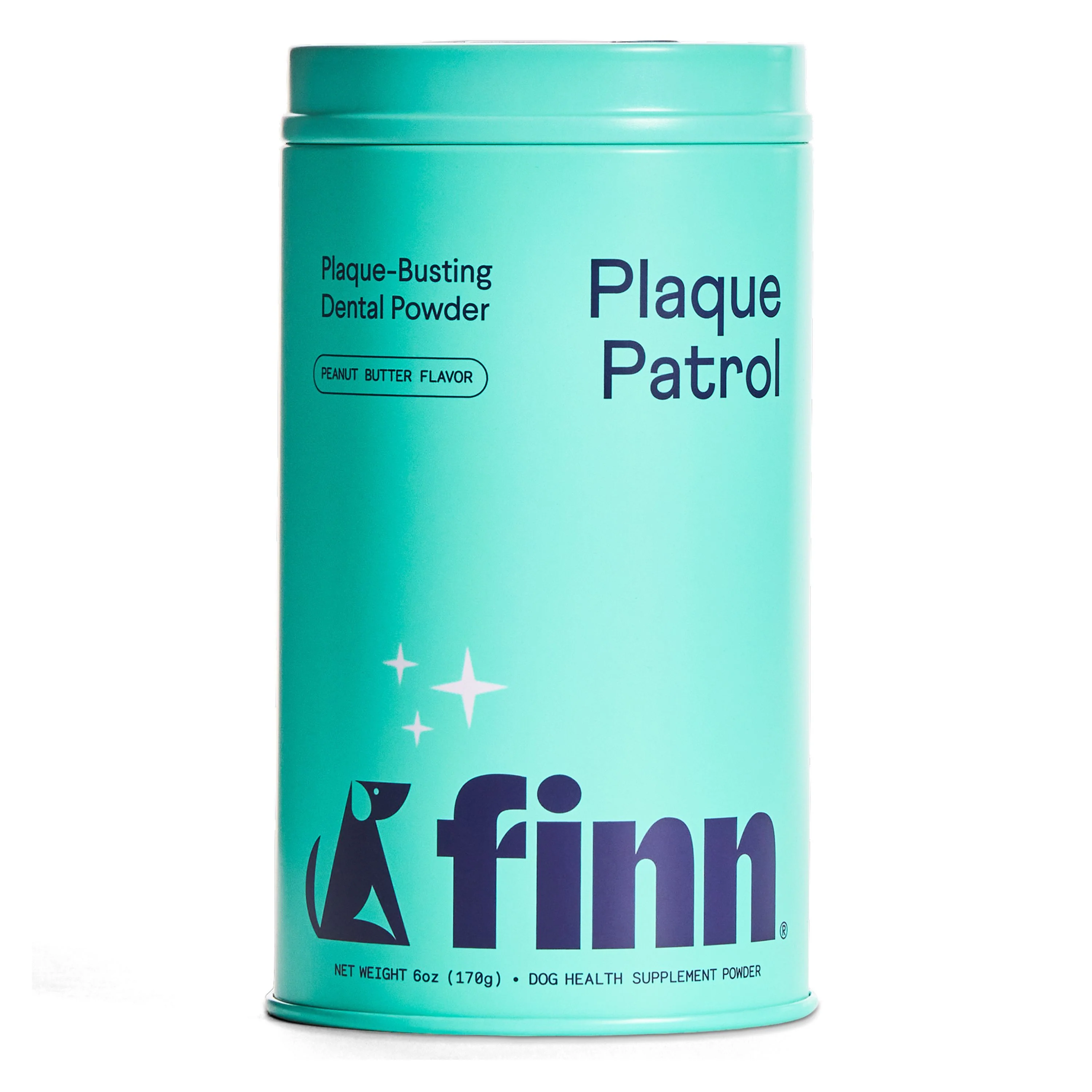 Fashionable Finn Dog Plaque Patrol Dental Powder Refined