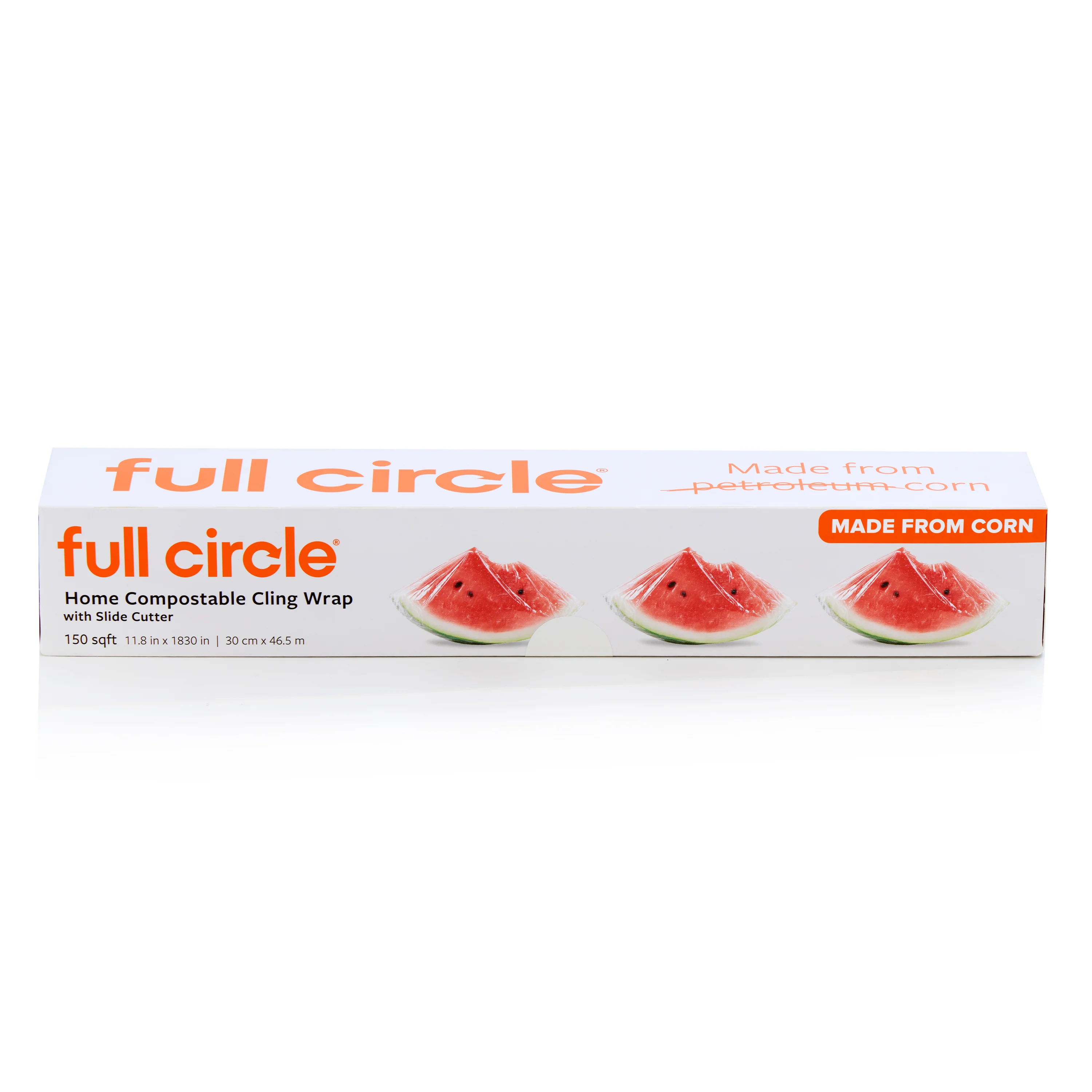 Smooth Full Circle Compostable Cling Wrap 150 sq ft Trendy