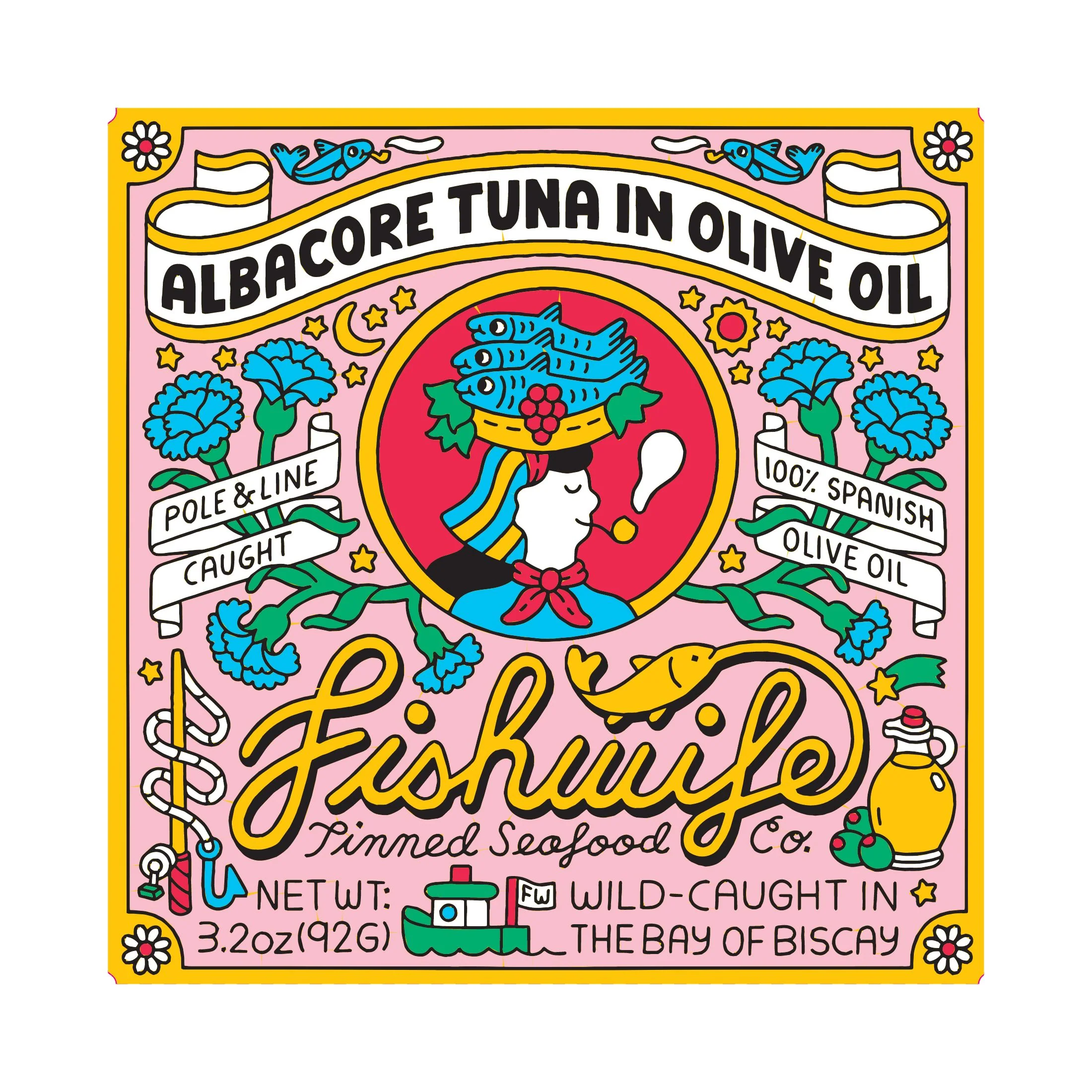 Fine Crafted Fishwife Albacore Tuna in Olive Oil Genuine