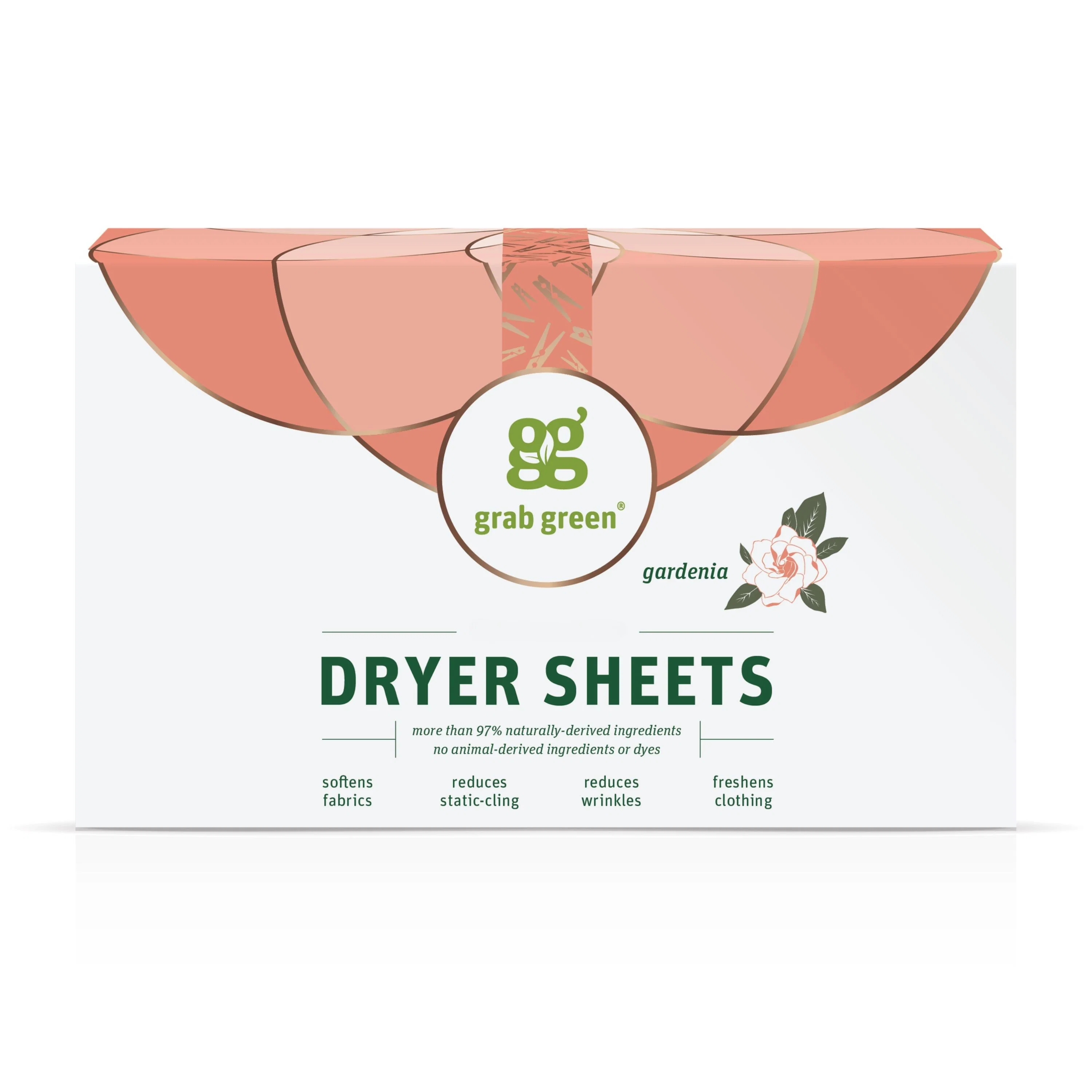 grab green Classic Dryer Sheets - Gardenia Recyclable