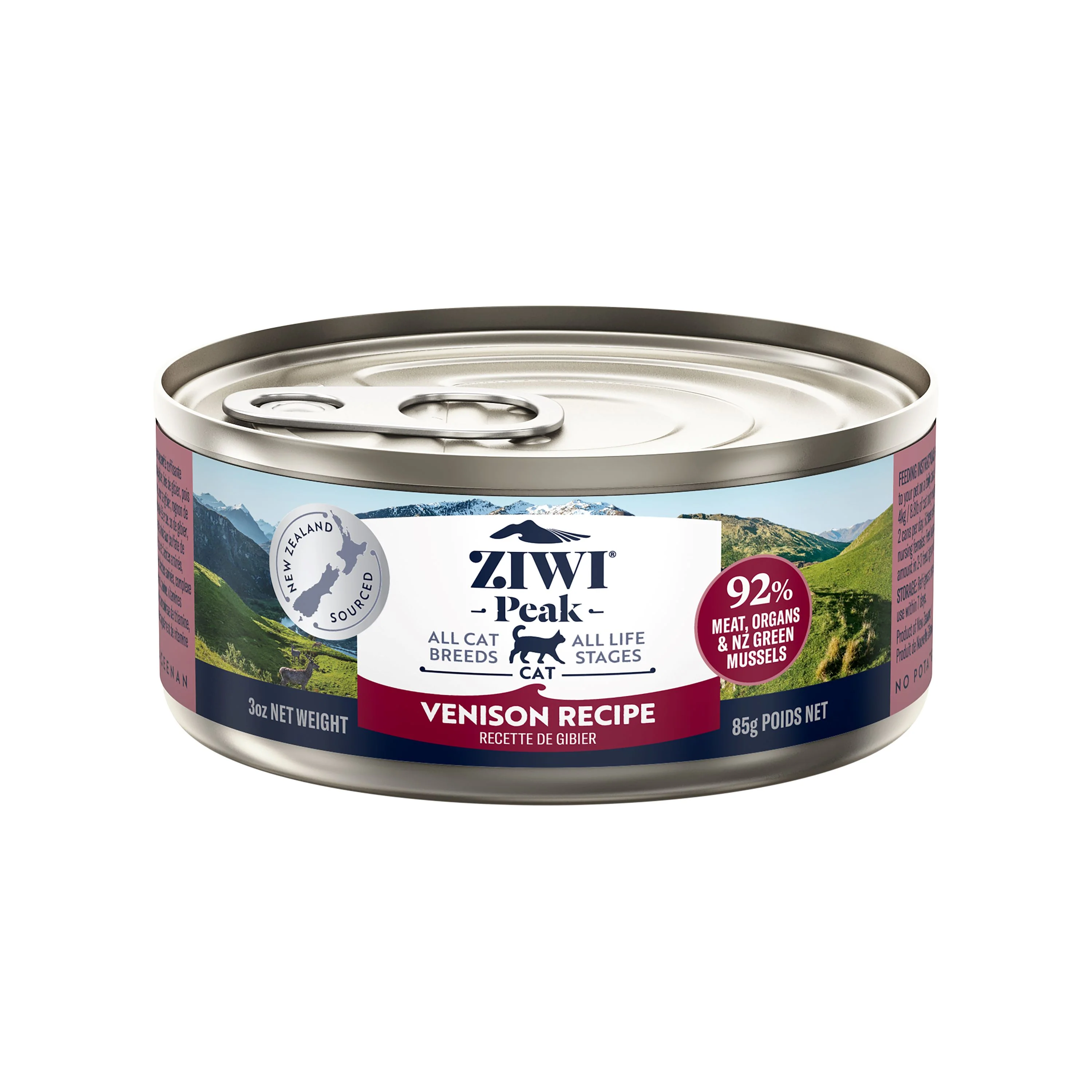 Comfortable ZIWI Canned Wet Cat Food - Venison – All Natural High Protein Grain Limited Ingredient Genuine
