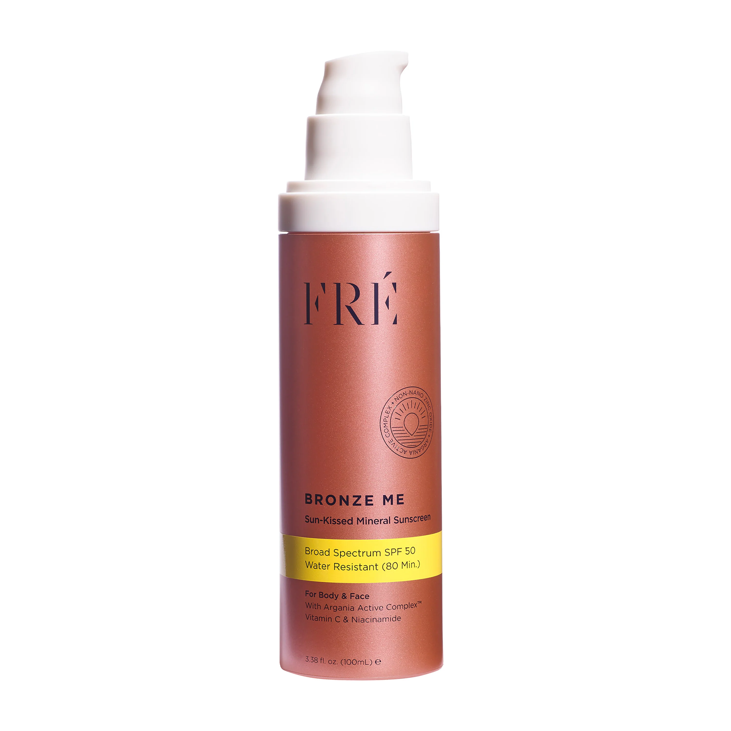 Healthy FRÉ Skincare BRONZE ME Sun-Kissed Mineral Sunscreen SPF 50 Premium Material