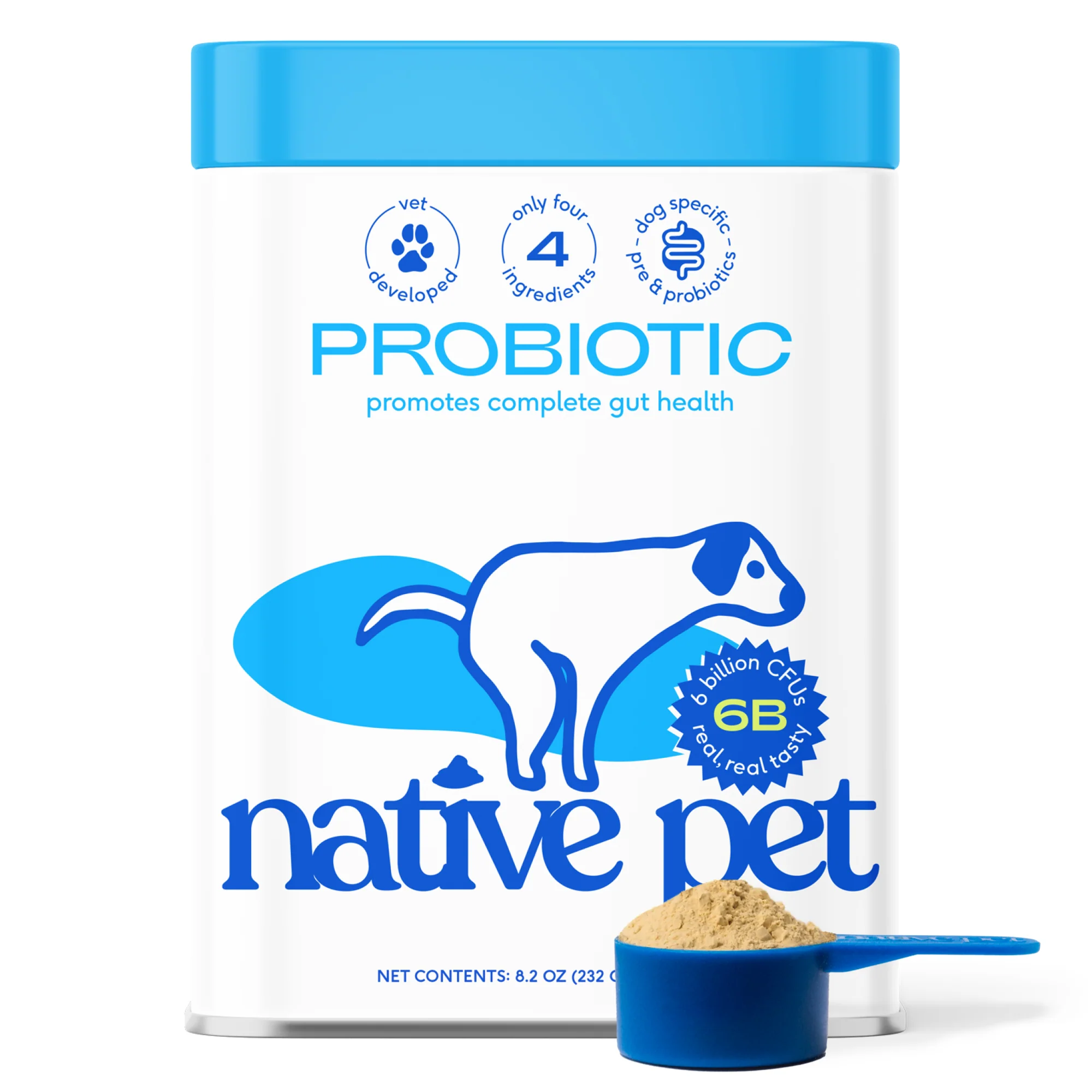 Outstanding Native Pet Probiotic Digestive Supplement for Dogs Classic