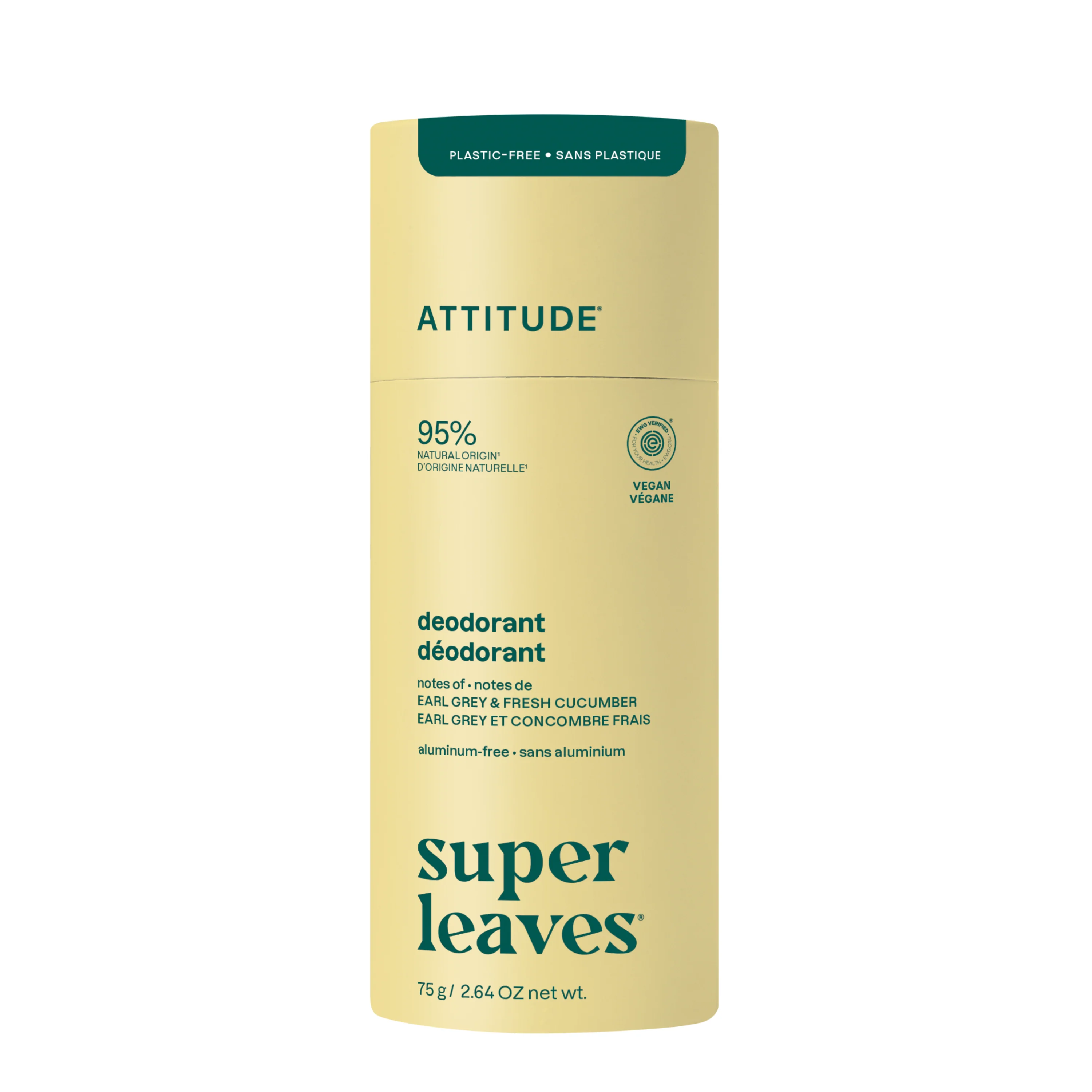 Organic ATTITUDE super leaves Deodorant Fine