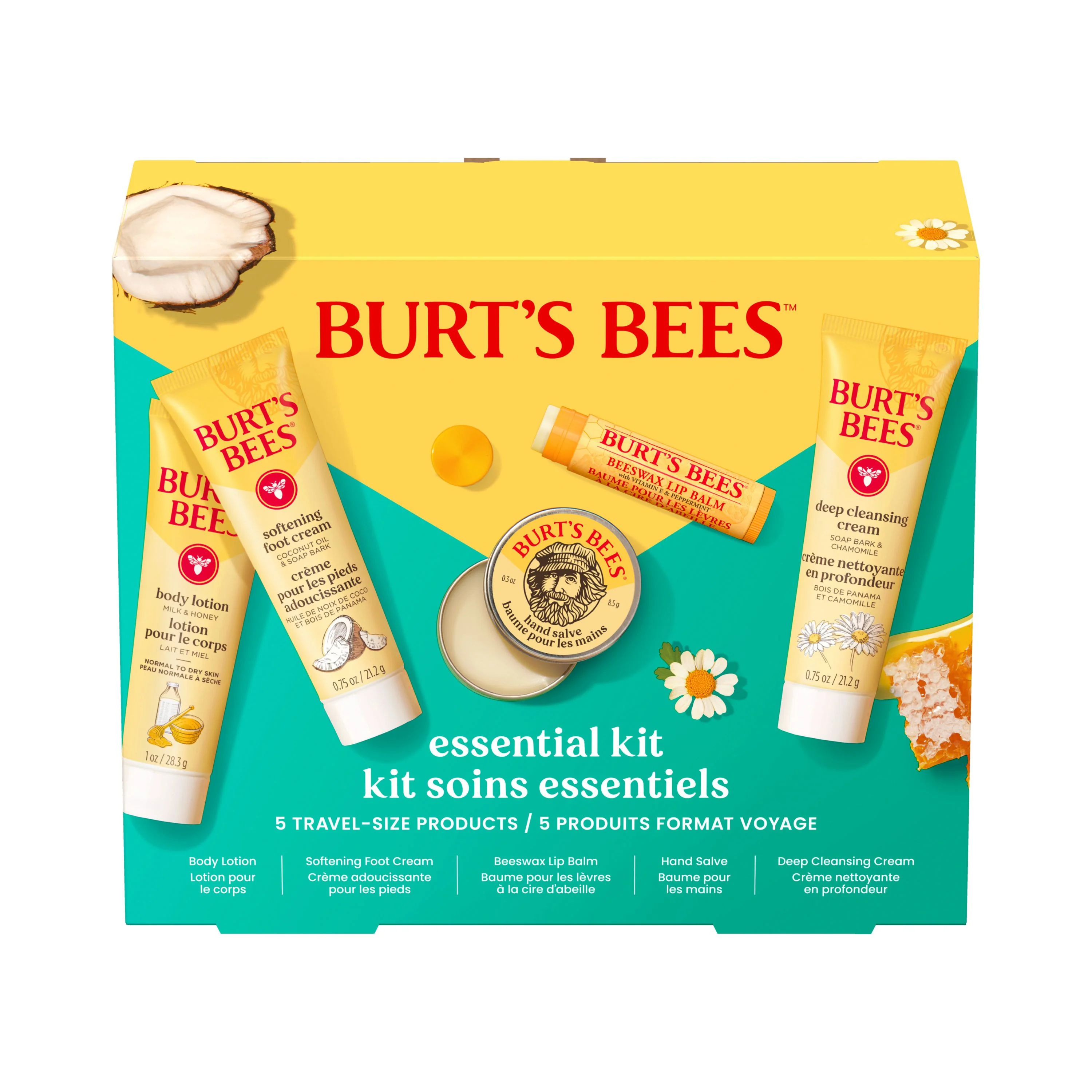 Refined Burt's Bees Essentials Kit Reusable