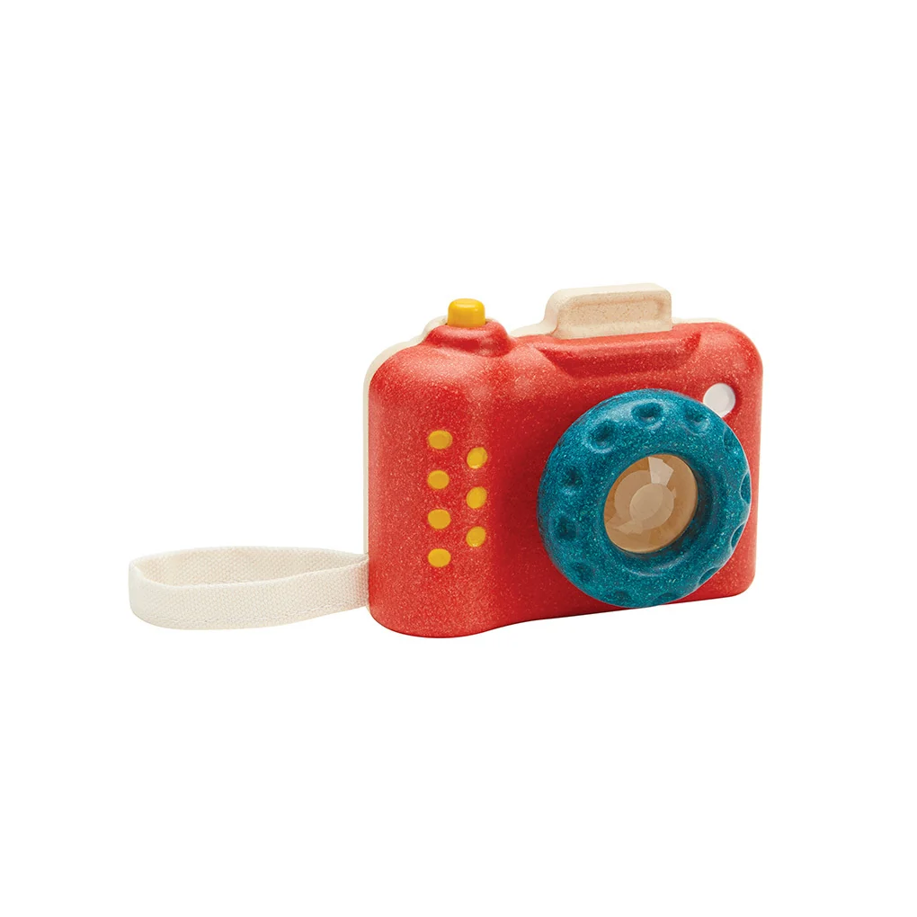 Practical PlanToys My First Wooden Toy Camera for Toddlers Elegant