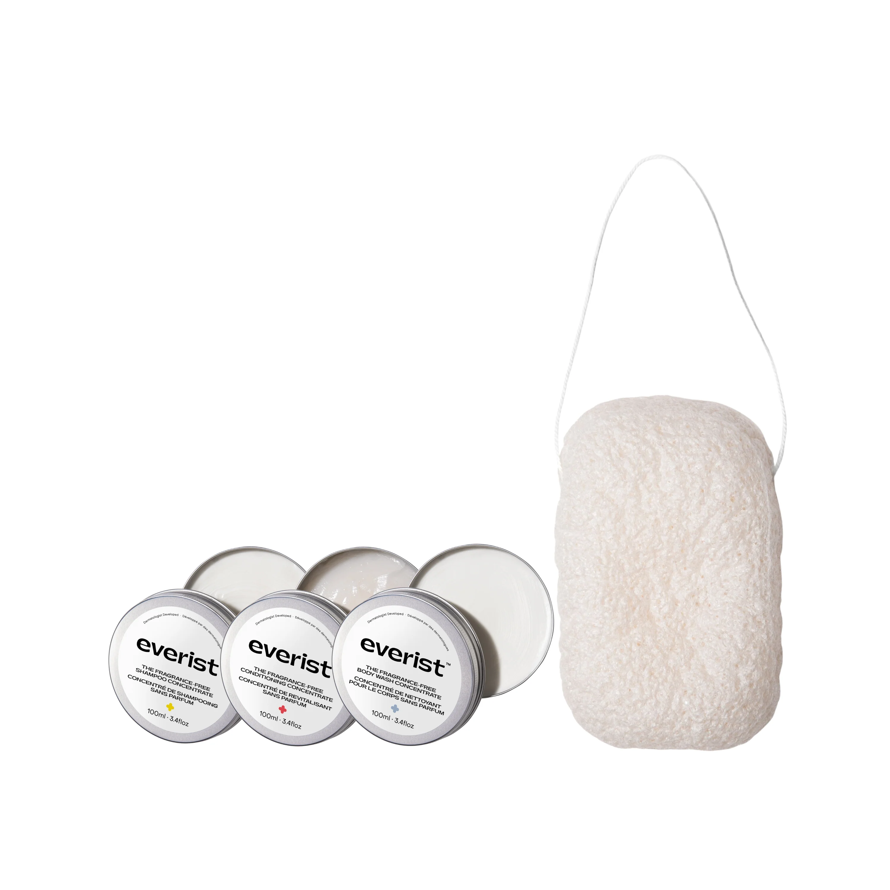 Excellent Everist The Fragrance- Hair Body Care Bundle with Konjac Sponge First-Class