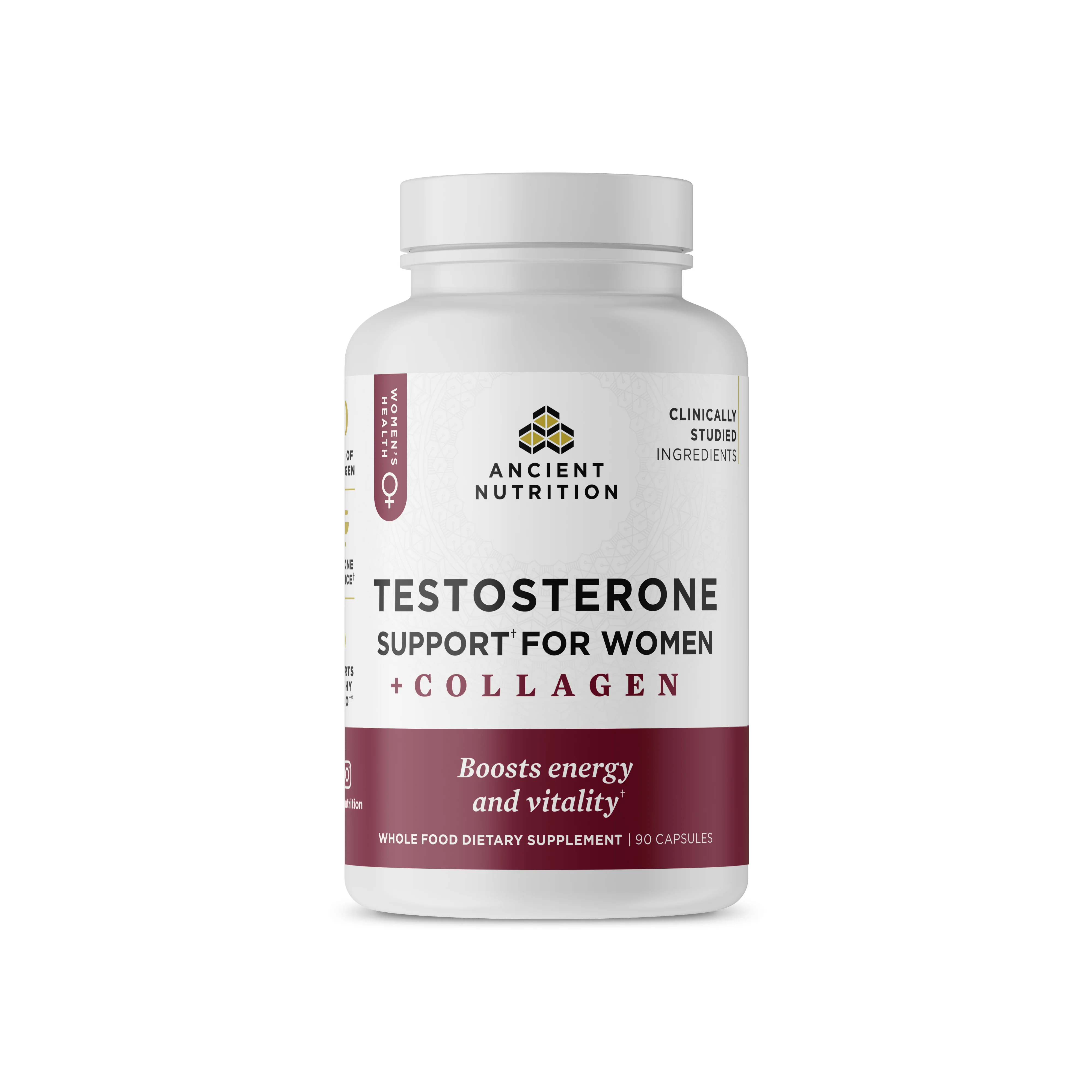 Fine Ancient Nutrition Testosterone Support for Women Collagen Capsules High-Quality