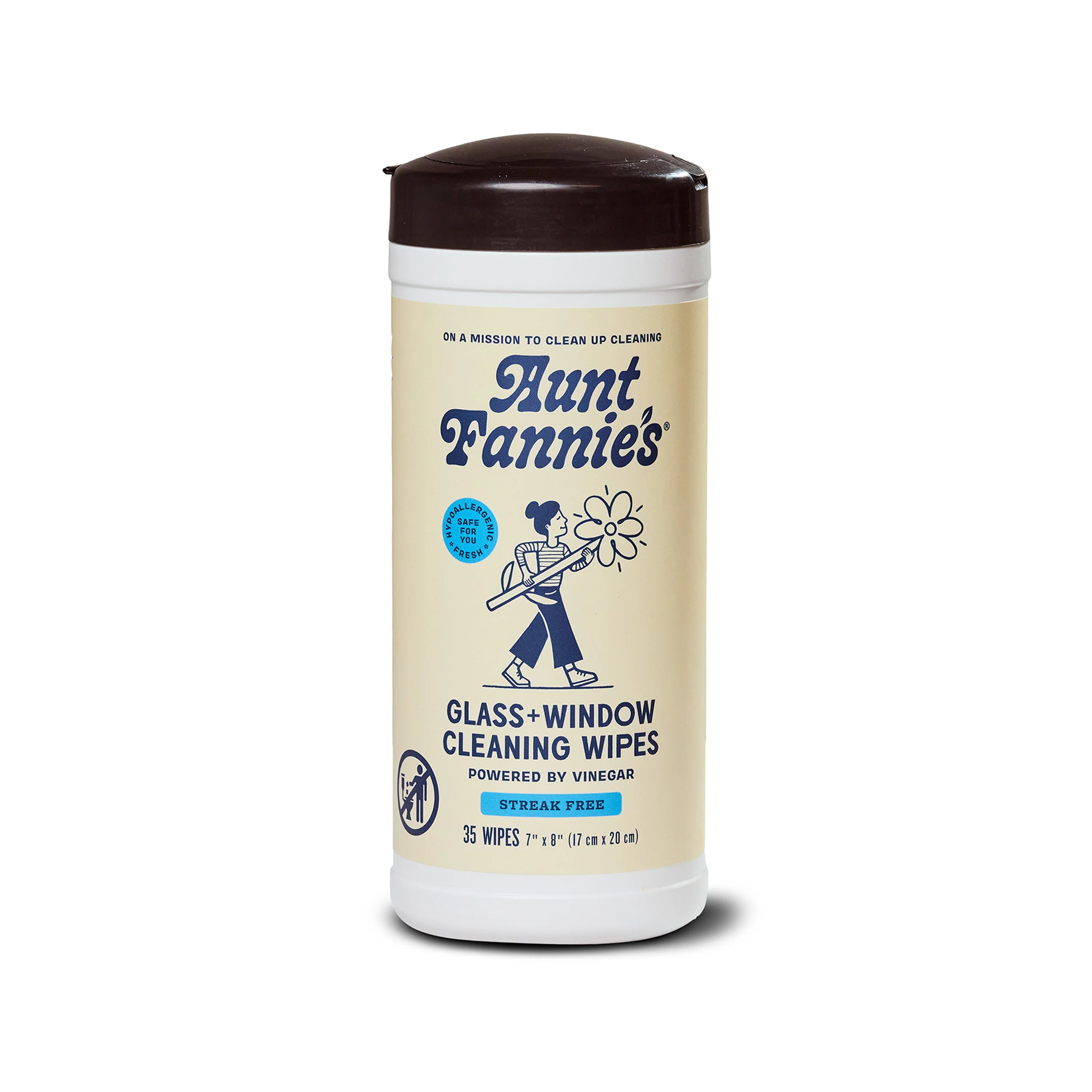 Exceptional Aunt Fannie's Glass Window Cleaning Wipes Recyclable