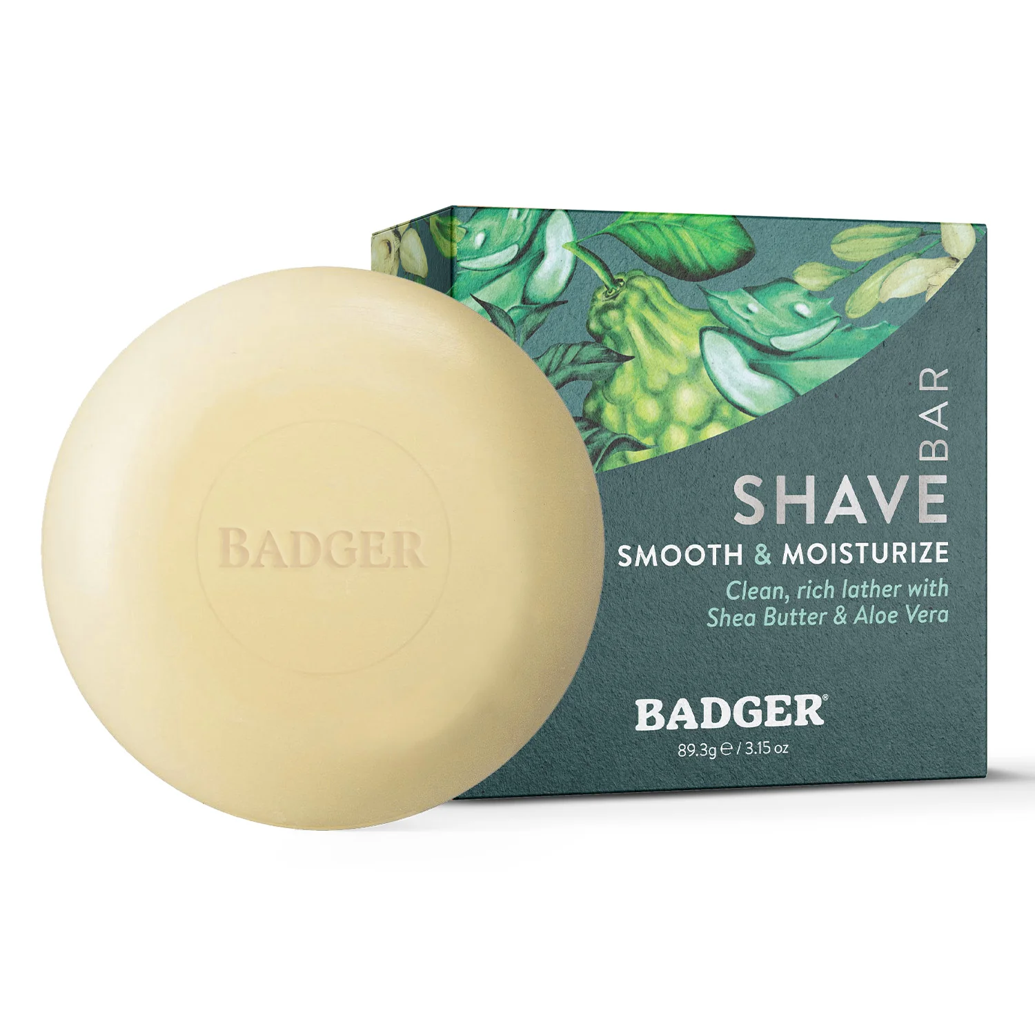 Easy-to-Use Badger Balm Shave Bar - Smooth Moisturize World-Class