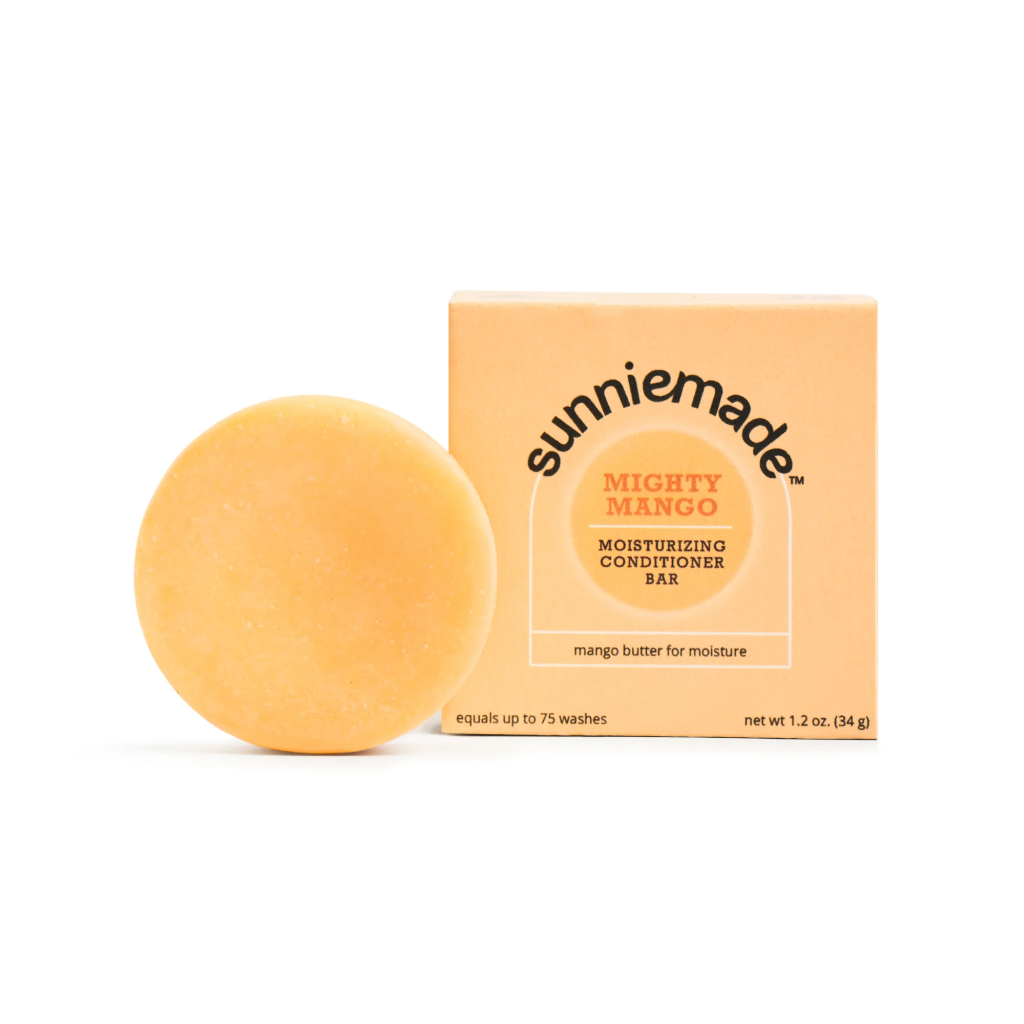 Fast Sunniemade Moisturizing Conditioner Bar - Mighty Mango Traditional