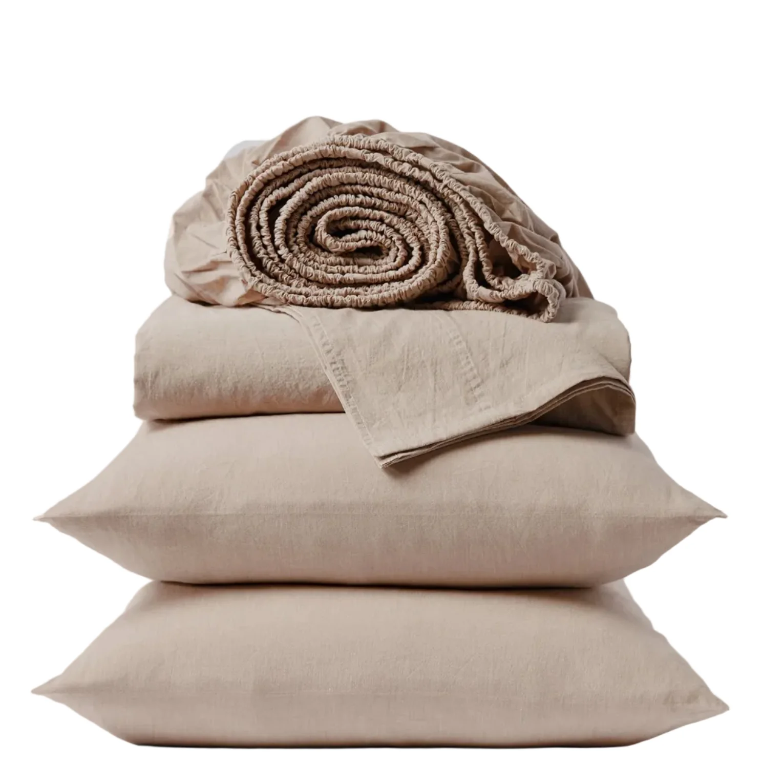 Breathable Coyuchi Organic Crinkled Percale™ Sheet Set World-Class