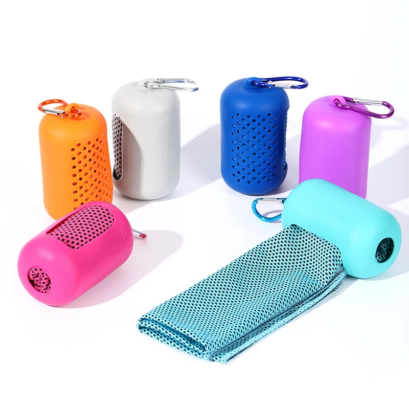 Solid Cooling Yoga Towel Sports Towel – Quick-Dry Ice Towel for Gym Fitness Outdoor Powerful