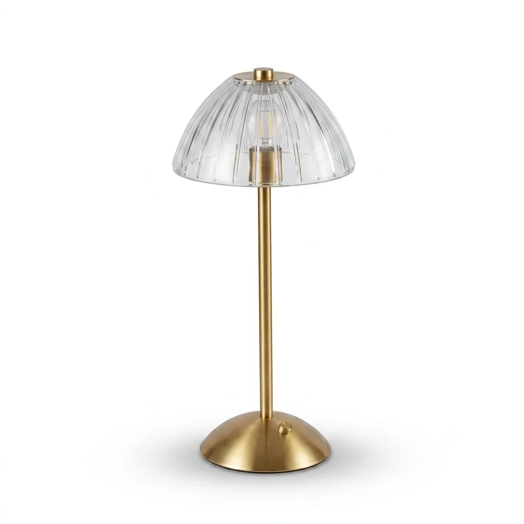 Smart Cordless Crystal-Effect Table Lamp 3 Warm-to-Cool Tones Trusted