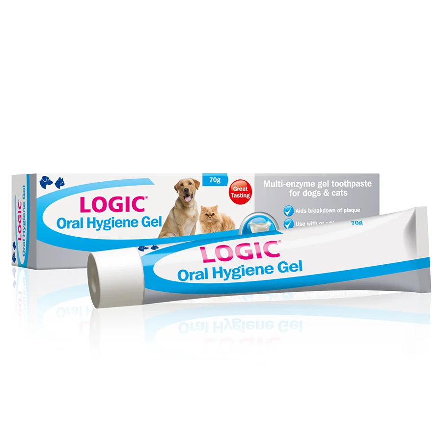 Powerful Logic Oral Dental Hygiene Gel Finger Brush for Dogs Cats 70g Fashionable