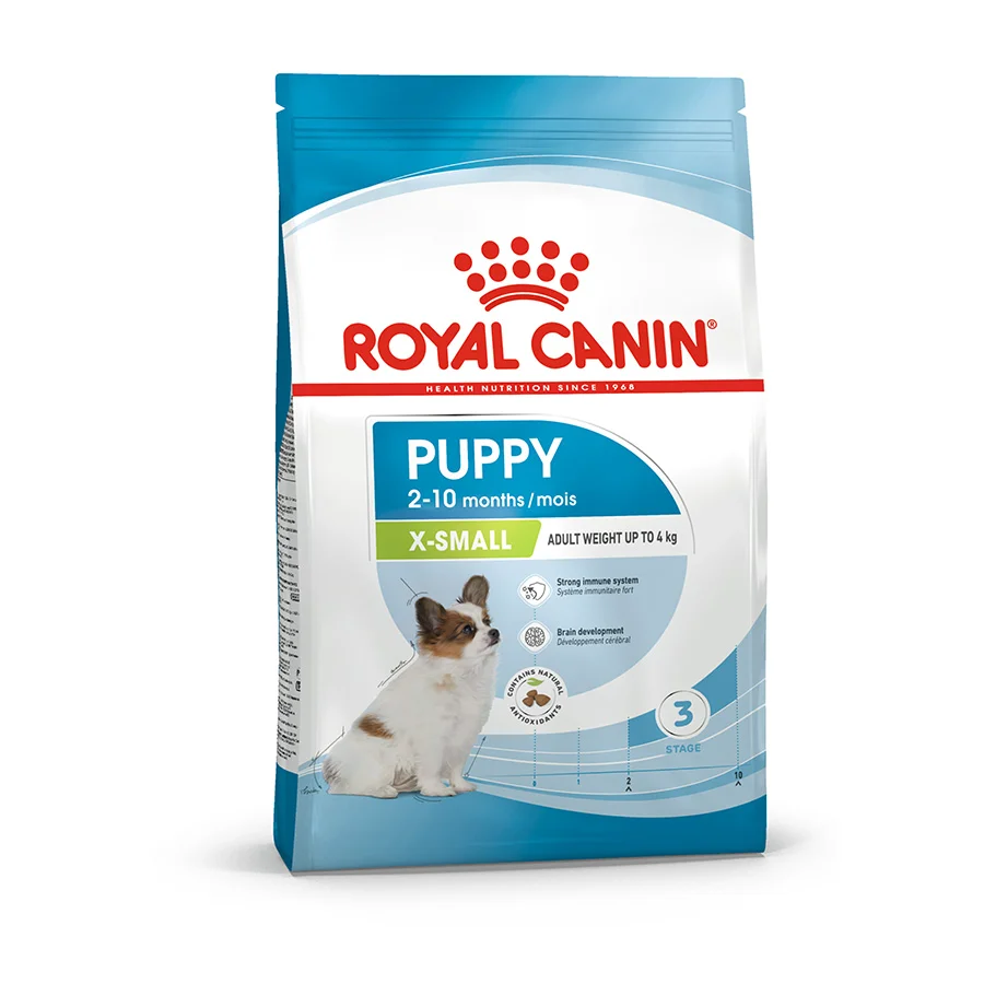 Environmentally Friendly Royal Canin X-Small Breed Dry Puppy Food 1.5kg Consistent