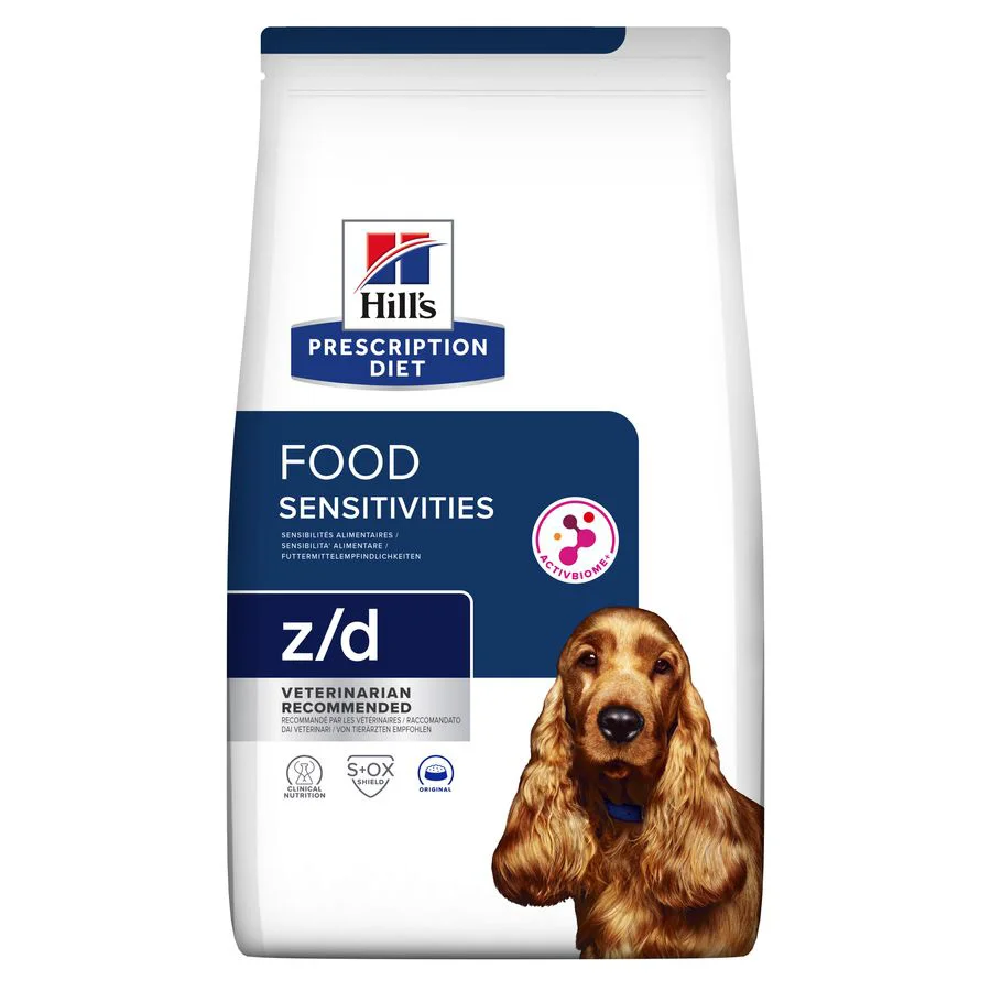 Soft Hill x27 s Prescription Diet z d Food Sensitivities Adult Dry Dog Food 3kg Durable
