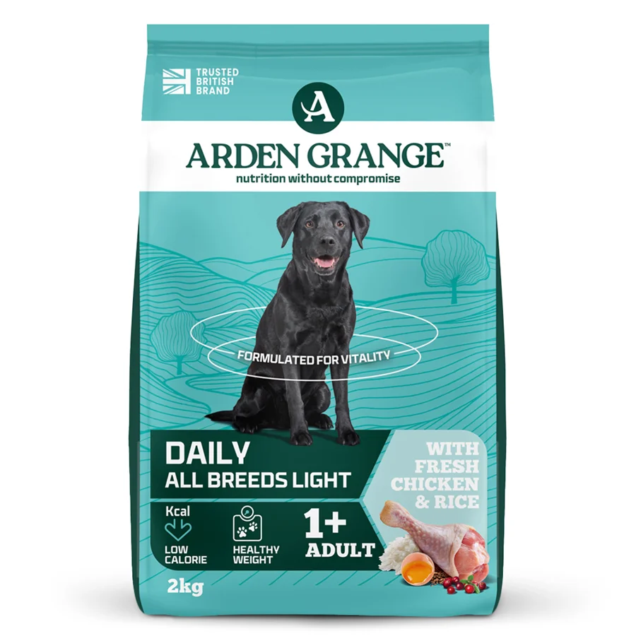 Top-Quality Arden Grange Light Adult Dry Dog Food with Chicken Rice Contemporary