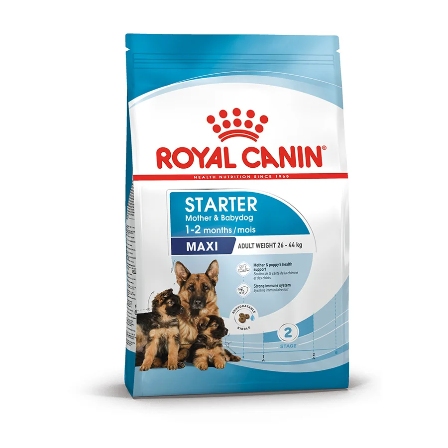 Superior Royal Canin Starter Mother BabyDog Maxi Dry Dog Food 4kg Official