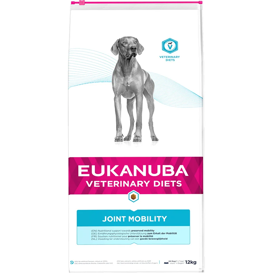 Authentic Eukanuba Vet Diet Joint Mobility Adult Dry Dog Food 12kg Effective