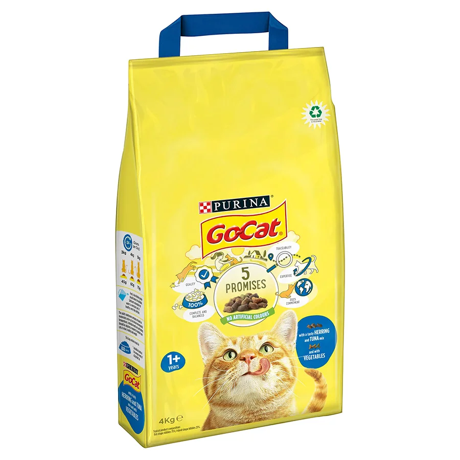 Consistent Go Cat Adult Cat Dry Food Tuna Herring Veg Detailed