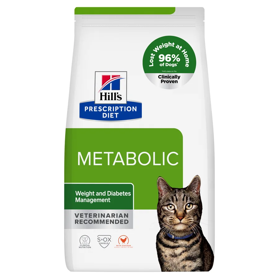 Proven Hill x27 s Prescription Diet Metabolic Weight Management Dry Cat Food Chicken 1.5kg Smooth