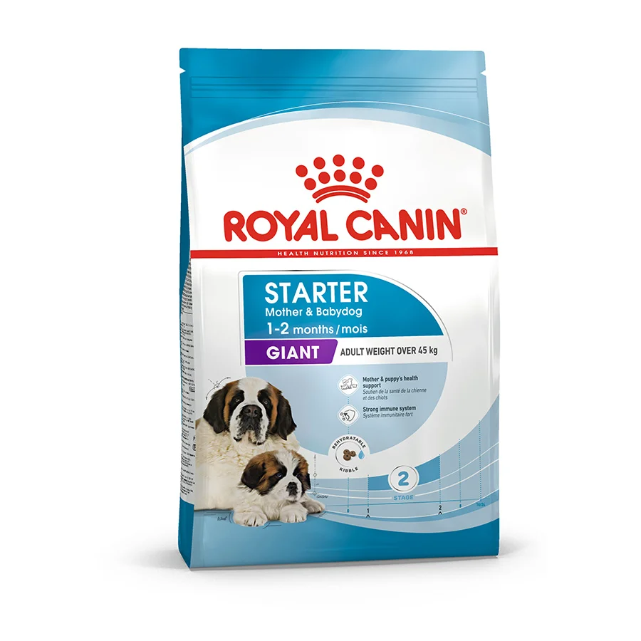 Authentic Royal Canin Starter Mother BabyDog Giant Breed Dry Dog Food 15kg Fashionable