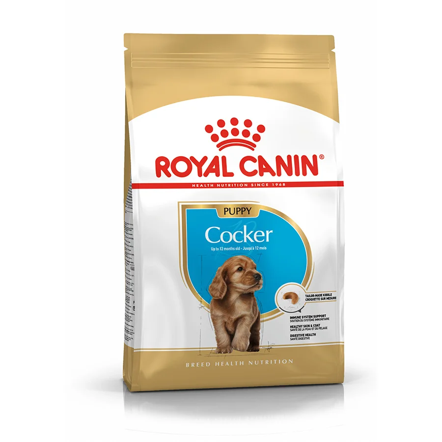 Original Royal Canin Cocker Puppy Dry Dog Food 3kg Unique