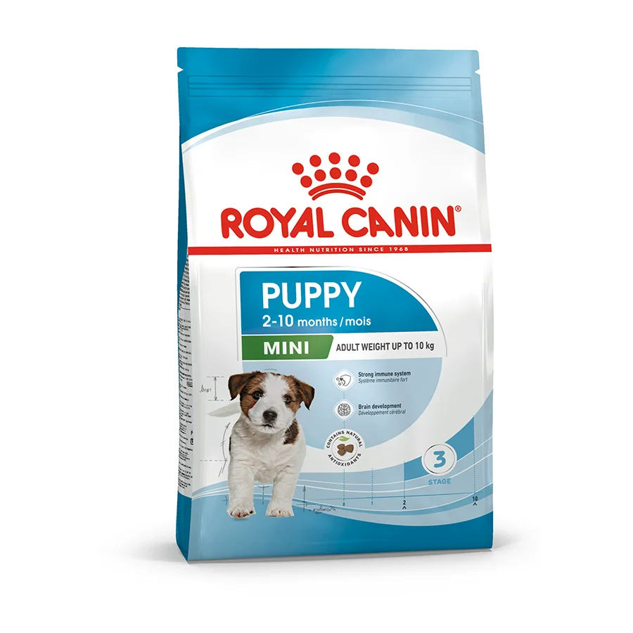 Organic Royal Canin Mini Breed Dry Puppy Food 4kg Reusable