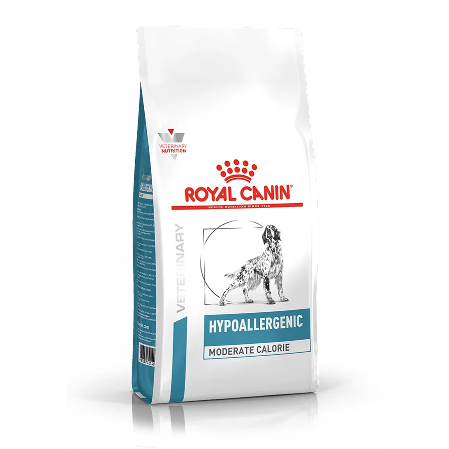 Superior Royal Canin Veterinary Hypoallergenic Moderate Calorie Adult Dry Dog Food 14kg Safe