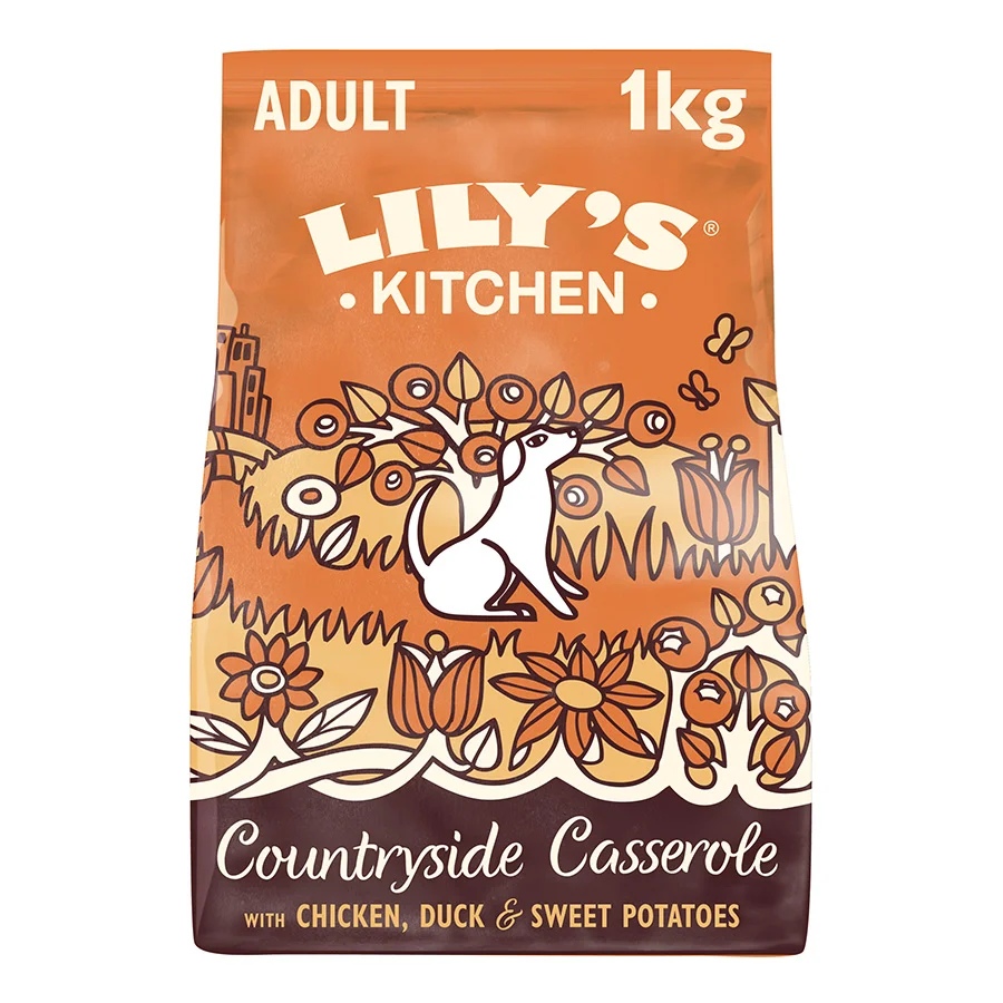 Premium Material Lily x27 s Kitchen Adult Dry Dog Food Chicken Duck 1kg Luxury