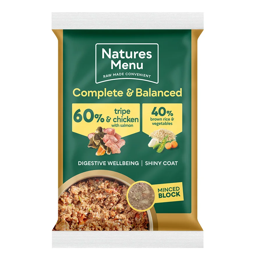 High-Quality Natures Menu Frozen Complete Dog Food Chicken Tripe 12x300g Innovative