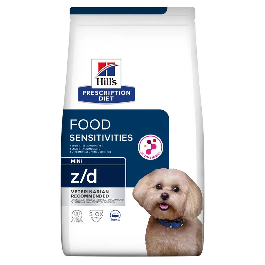 Functional Hill x27 s Prescription Diet z d Food Sensitivities Mini Adult Dry Dog Food 6kg Modern