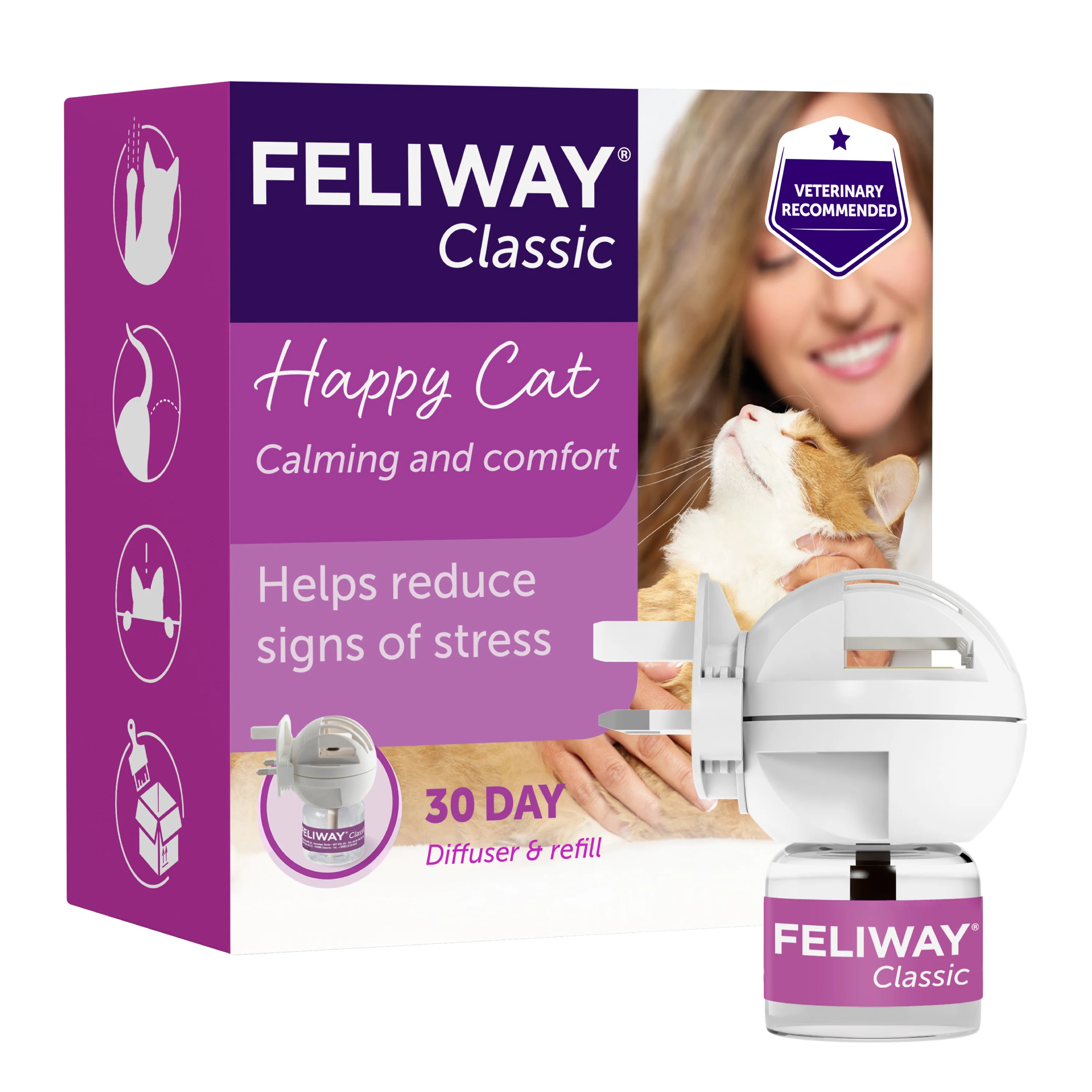 Proven Feliway Classic Kitten Cat Pheromone Diffuser Refill Starter Kit 48ml Carefully Designed