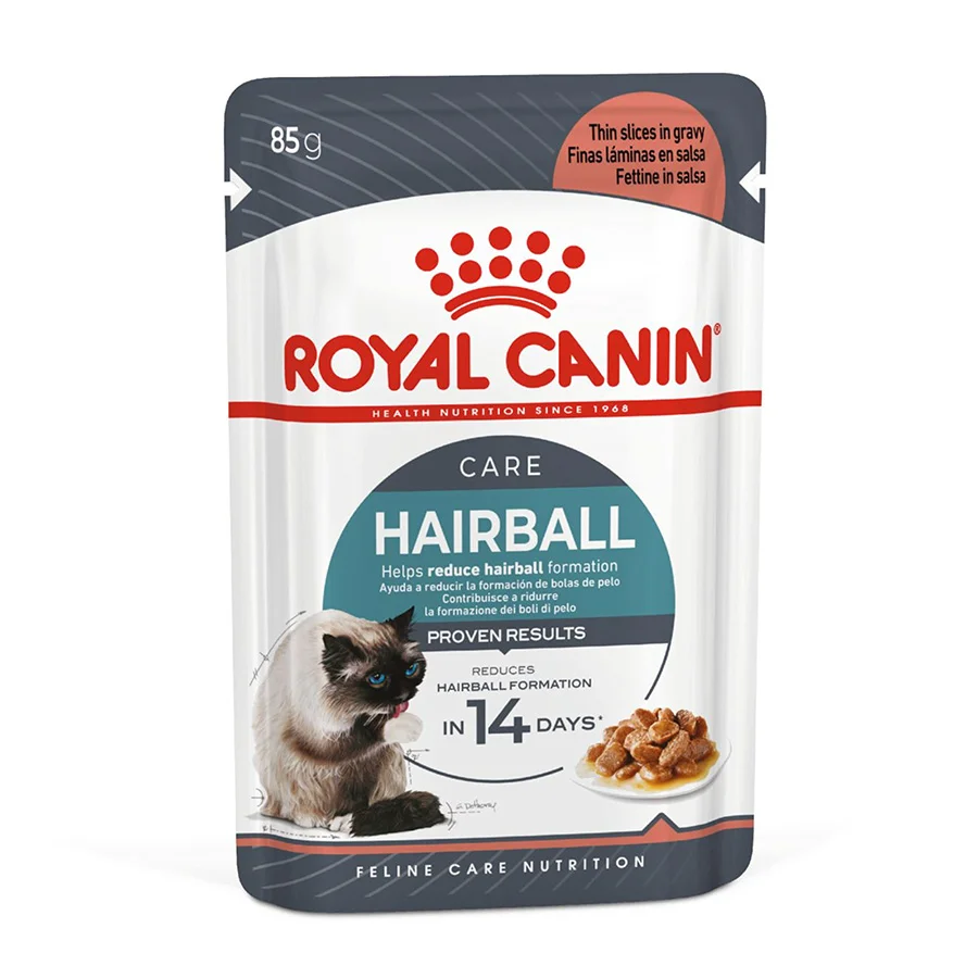 Expertly Made Royal Canin Feline Hairball Control Wet Adult Cat Food In Gravy 12x85g Soft