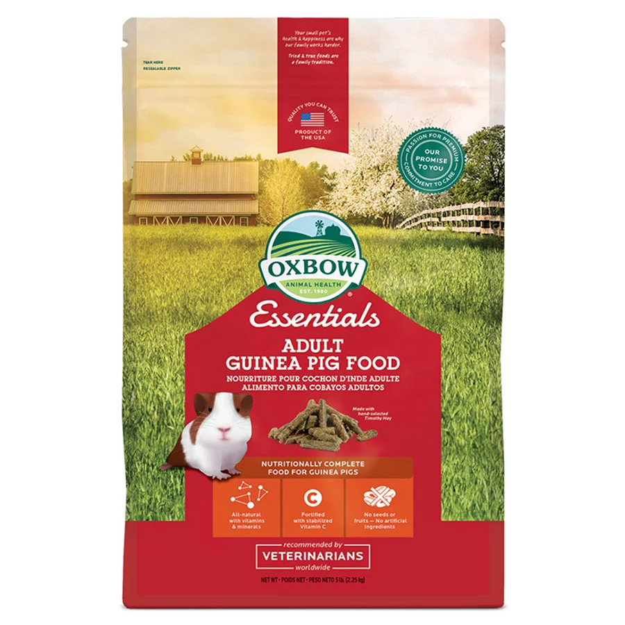 Authentic Oxbow Essentials Cavy Cuisine Adult Guinea Pig Food 4.5kg Fine