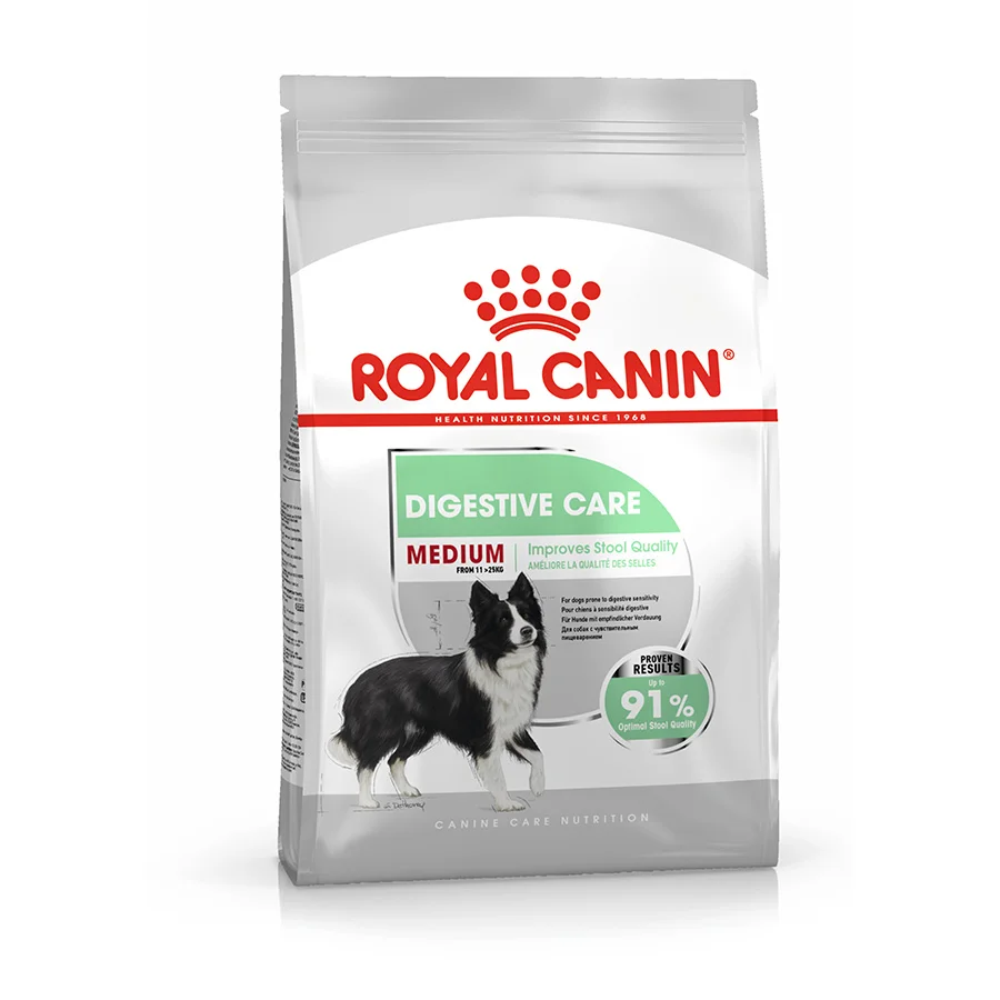 Detailed Royal Canin Digestive Medium Breed Adult Dry Dog Food 3kg Trendy
