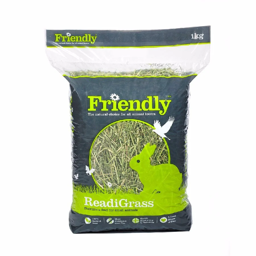 Trusted Friendly ReadiGrass Rabbit Hays Grasses 1kg Enhanced